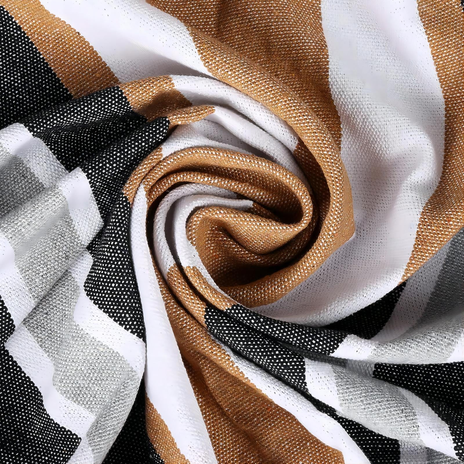 Vebreda 2-Person Brazilian-Style Cotton Double Hammock with Stand Set w/ Carrying Bag - Brown - Image 9