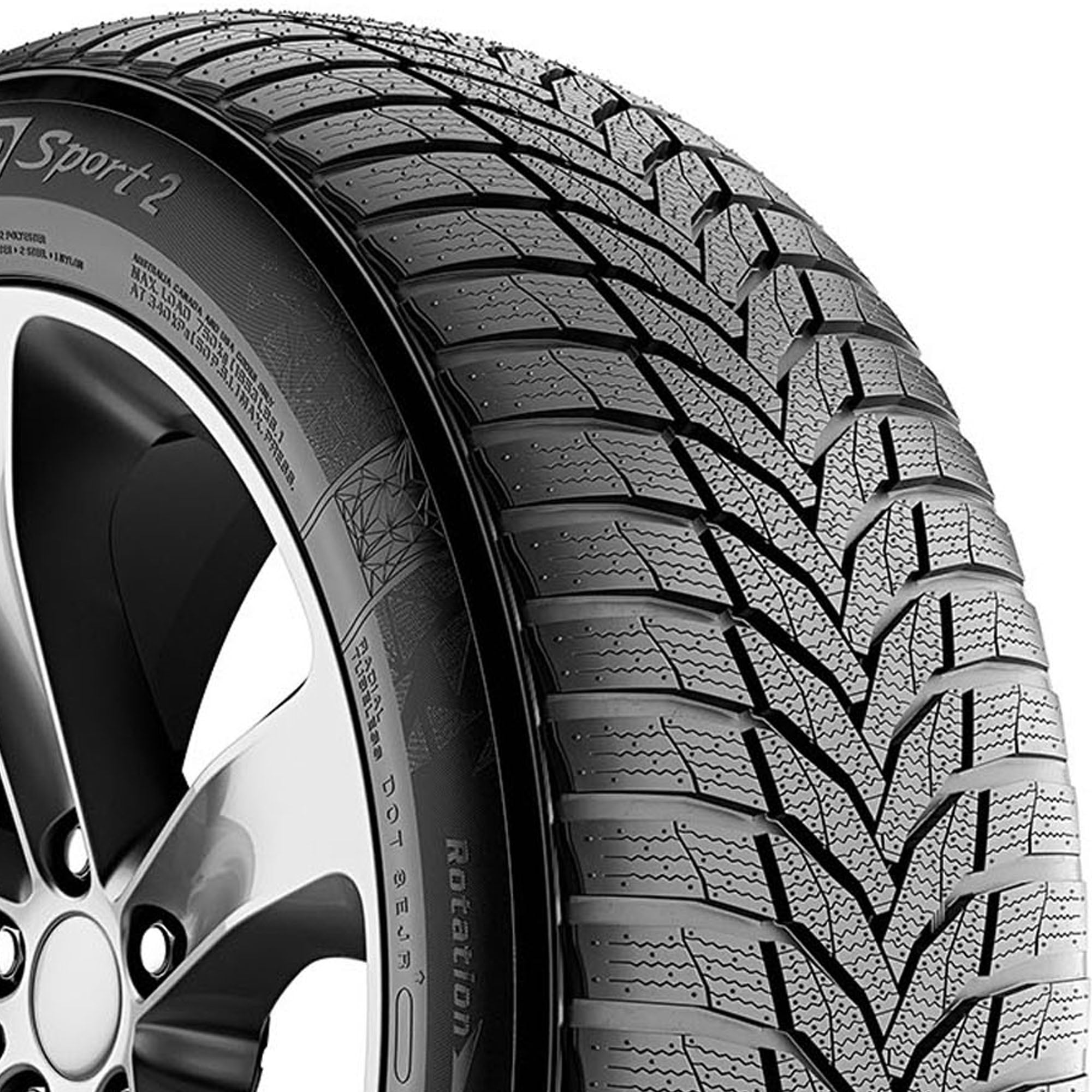 Nexen Winguard Sport 2 Winter 215/45R18 93W XL Passenger Tire - Image 6