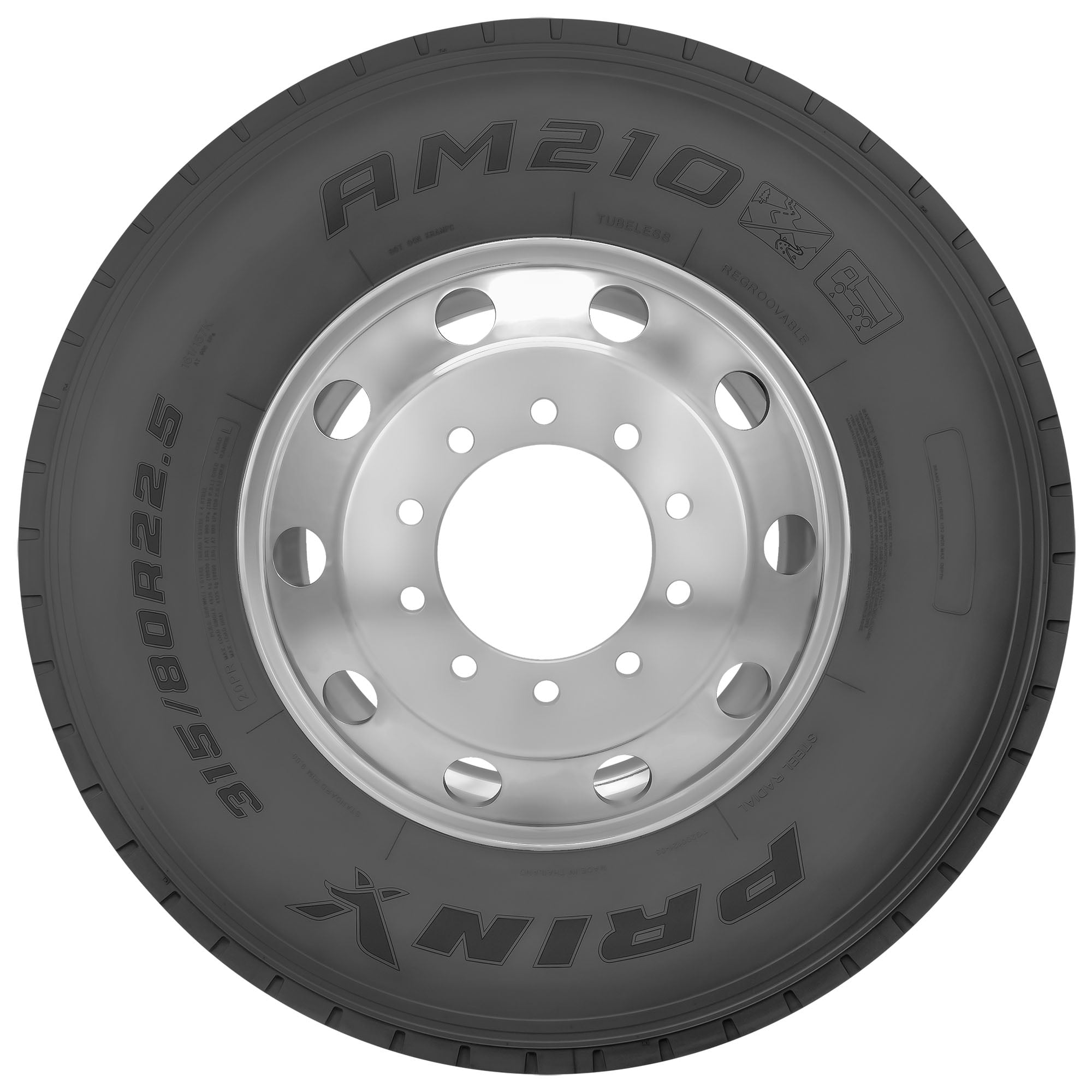 Prinx AM210 11R22.5 146/143K H Commercial Tire - Image 2