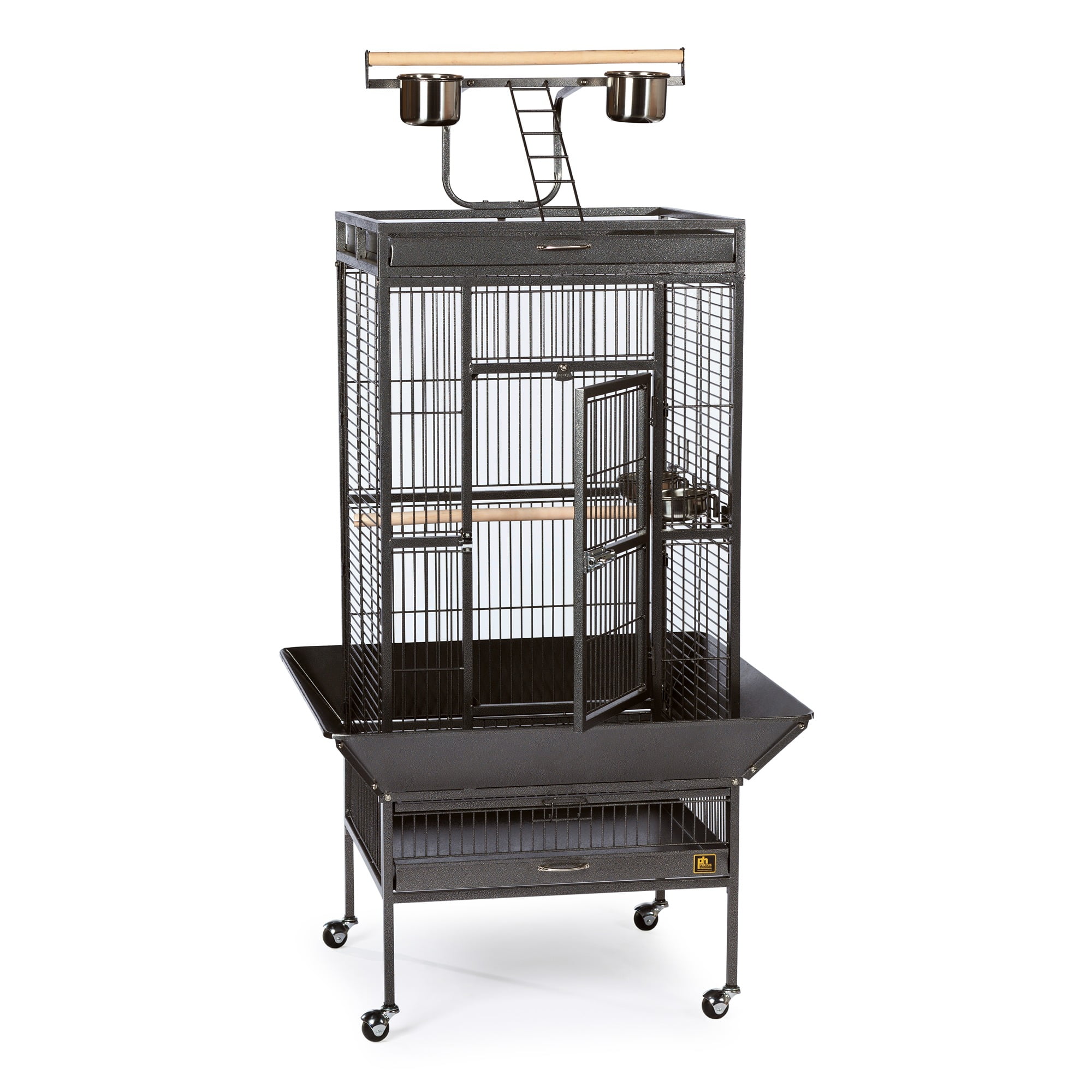 Prevue Pet Products Playtop Bird Home - Black Bird Cage 3152BLK - Image 14