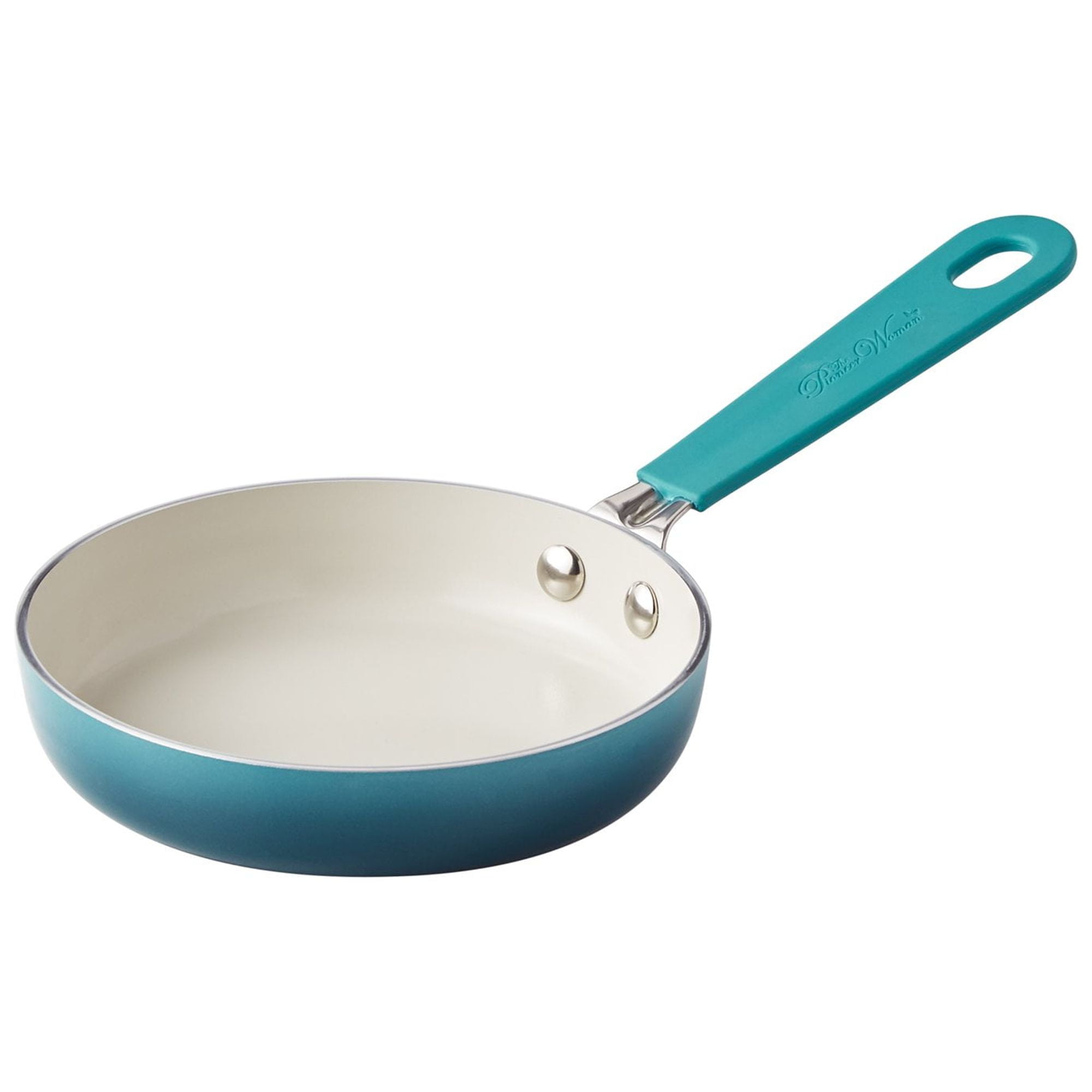 The Pioneer Woman 12-Pieces Porcelain Enamel Classic Ceramic Cookware Set, Ombre Teal - Image 10