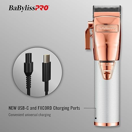 BaBylissPRO RoseFX Plus All-Metal Lithium Professional Hair Clippers - Image 5