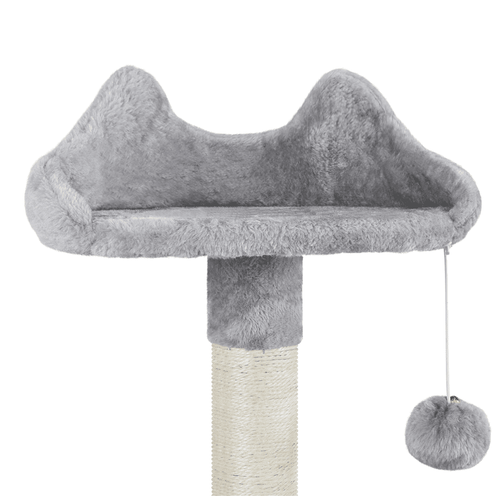 Renwick 63.5''H Multi Level Cat Tree Condo with Scratching Post, Light Gray - Image 4