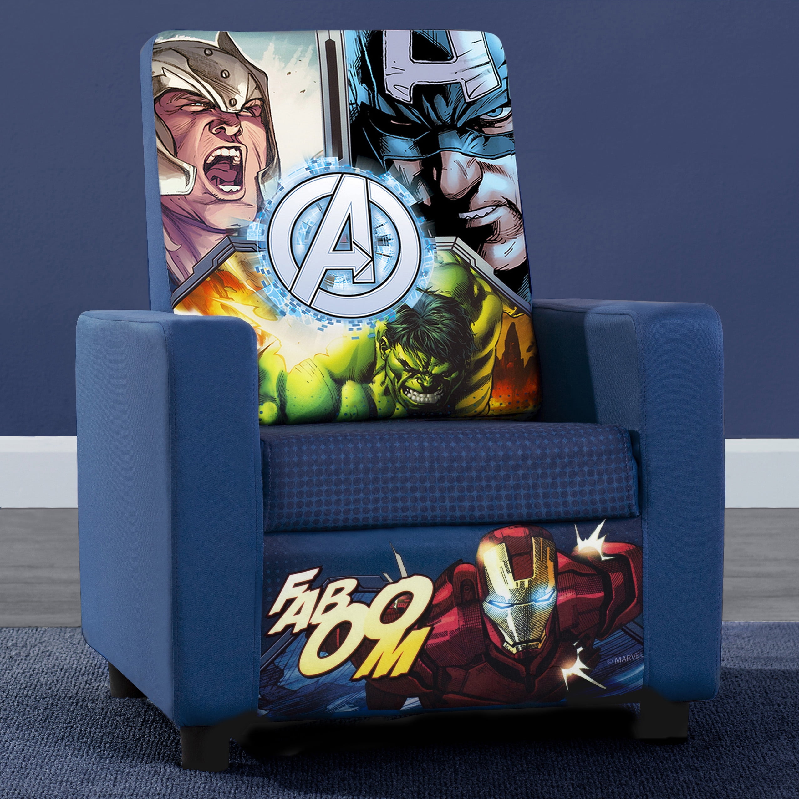 Marvel Avengers Youth High Back Upholstered Chair by Delta Children - Image 4