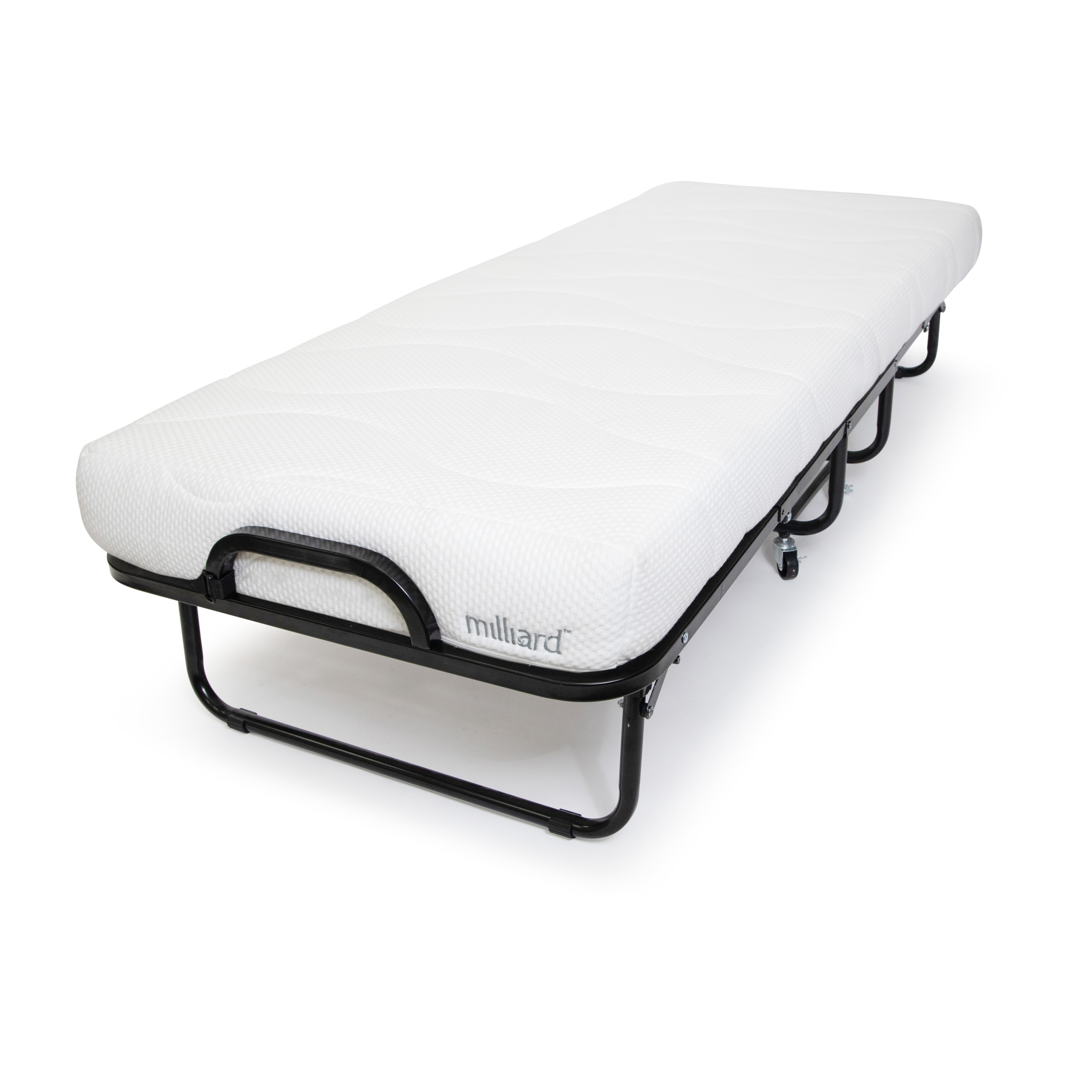 Milliard Diplomat Adjustable Size Modern Folding Bed with Memory Foam Mattress - Image 5