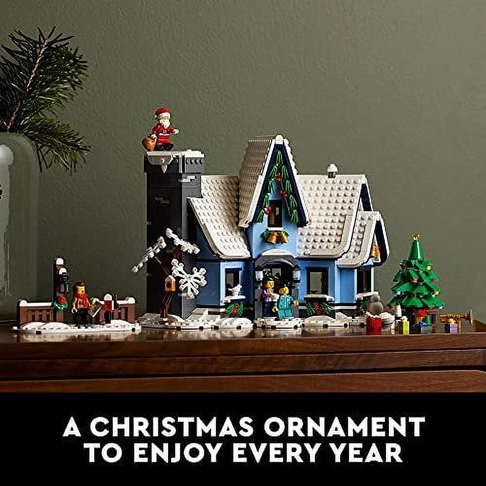 LEGO Icons Santa’s Visit 10293 Christmas House Model Building Set for Adults and Families, Festive Home Décor with Xmas Tree, Gift Idea - Image 6