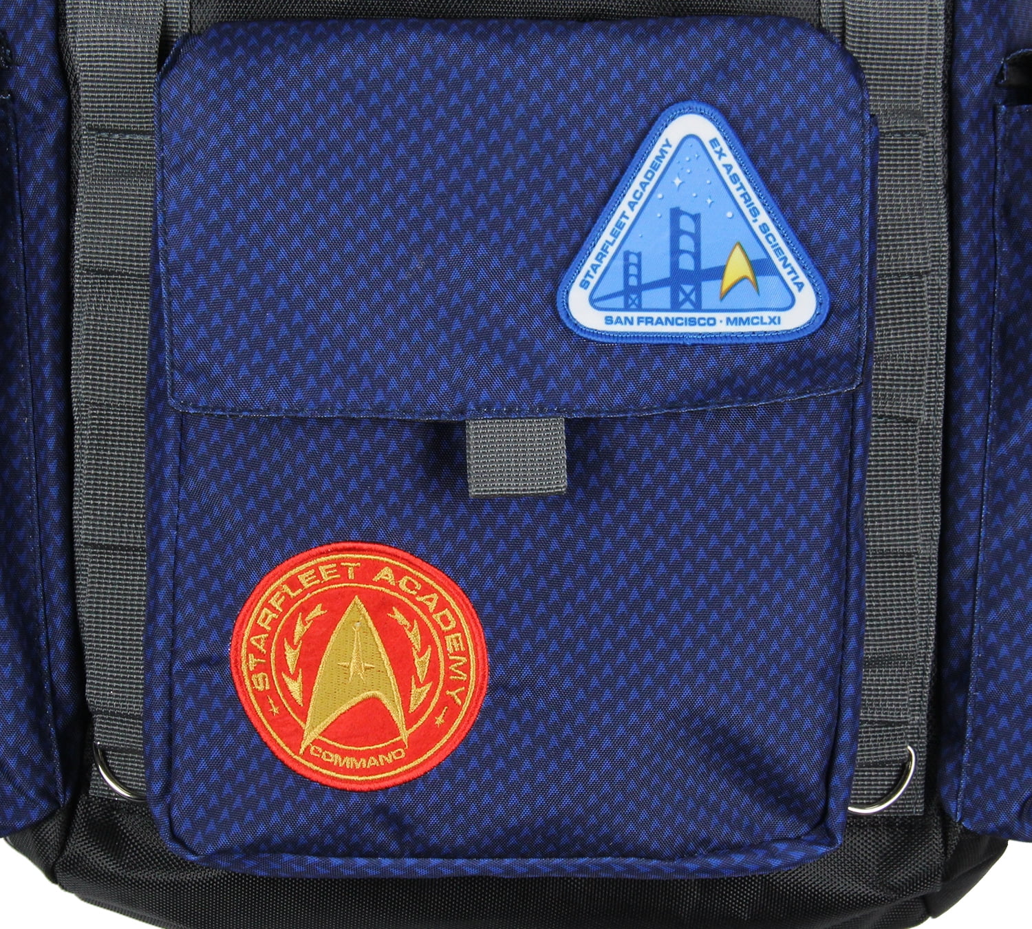 Star Trek Starfleet Academy Roll Top Hiking Gym Laptop School Travel Backpack - Image 7