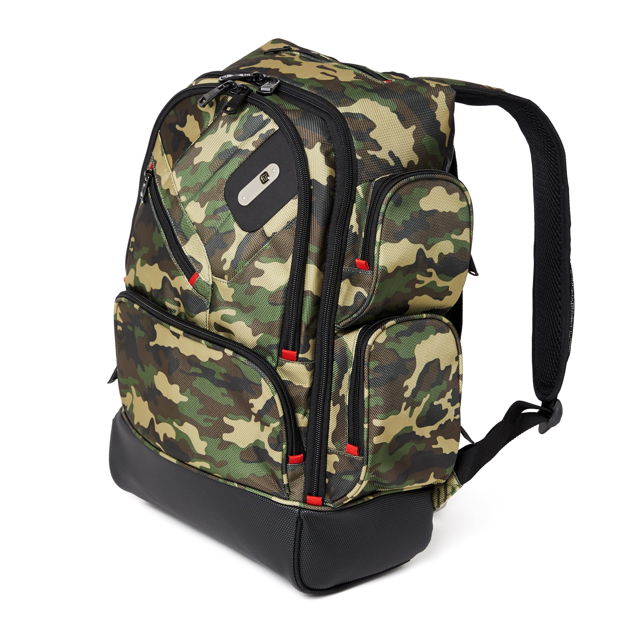 Refugee 15 Inch Sleeve Laptop Backpack, Padded Computer Bag For Commute or Travel, 1680 Denier, Camo - Image 3