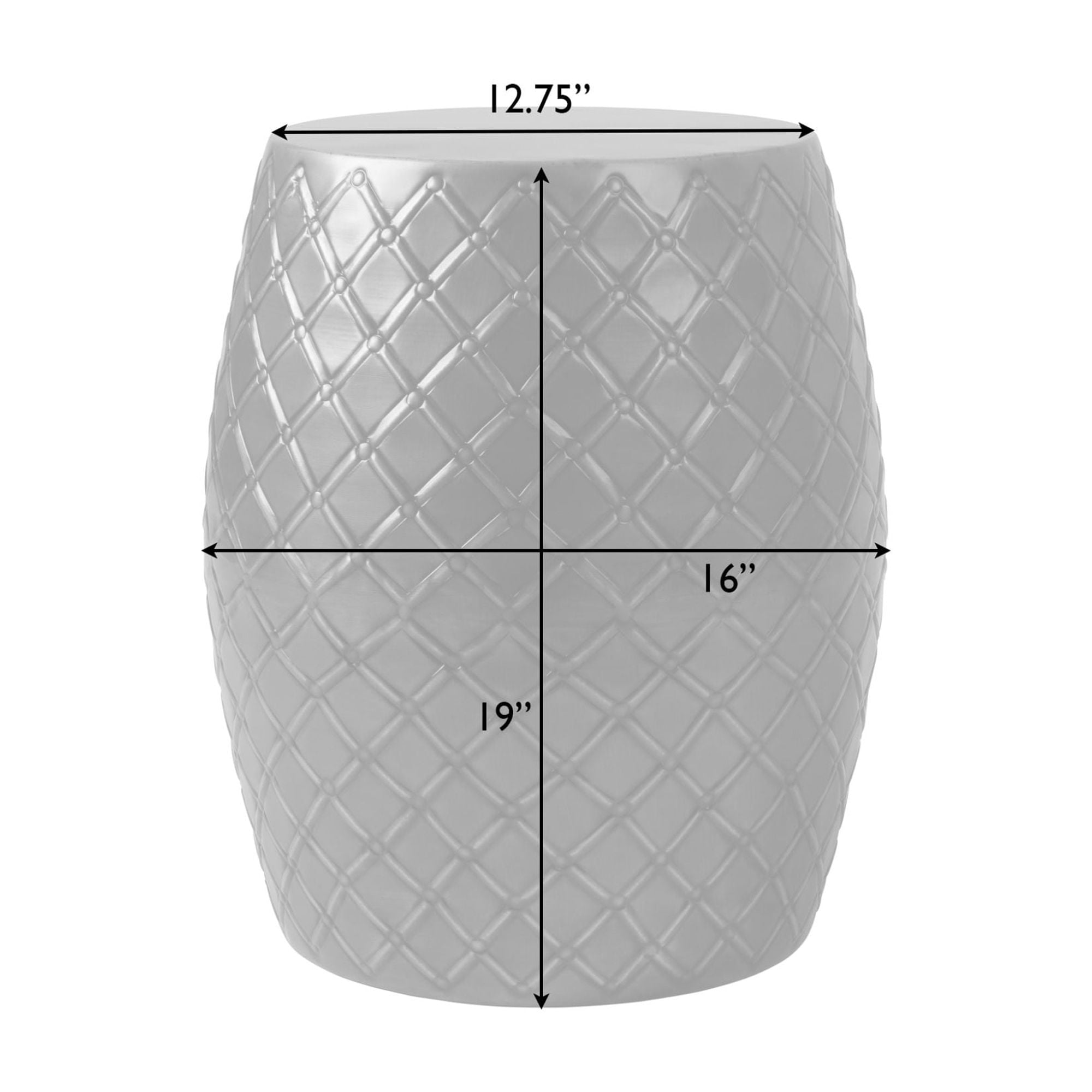 Balken Home Braga Metal Table Cross functional Planter Stool Modern Decor-Antique Bronze Finish - Image 6