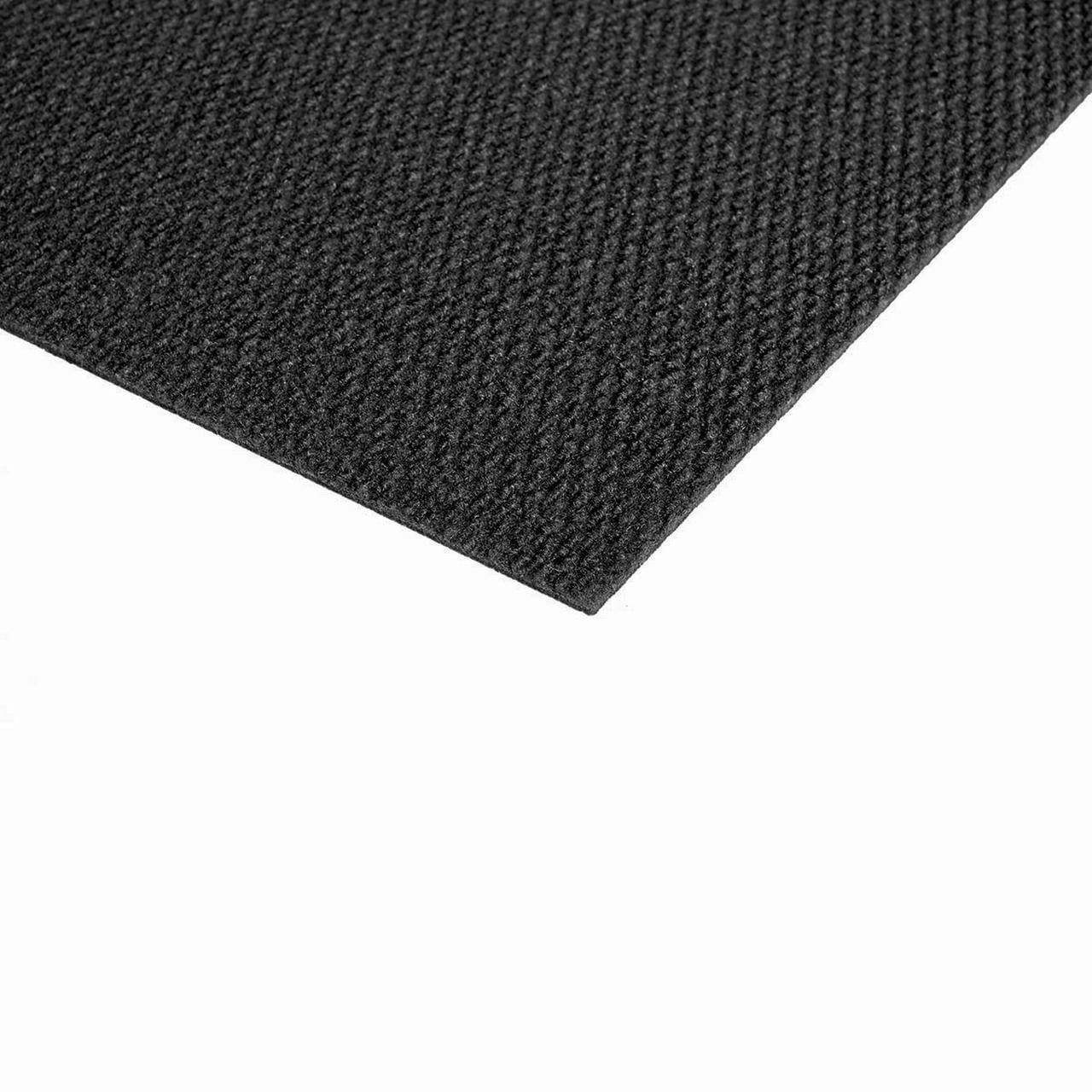Prominence Black Ice Carpet Tiles - 24" x 24" Indoor/Outdoor, Peel and Stick Carpet Tiles - 60 sq. ft. per box – Pack of 15 Tiles - Image 4