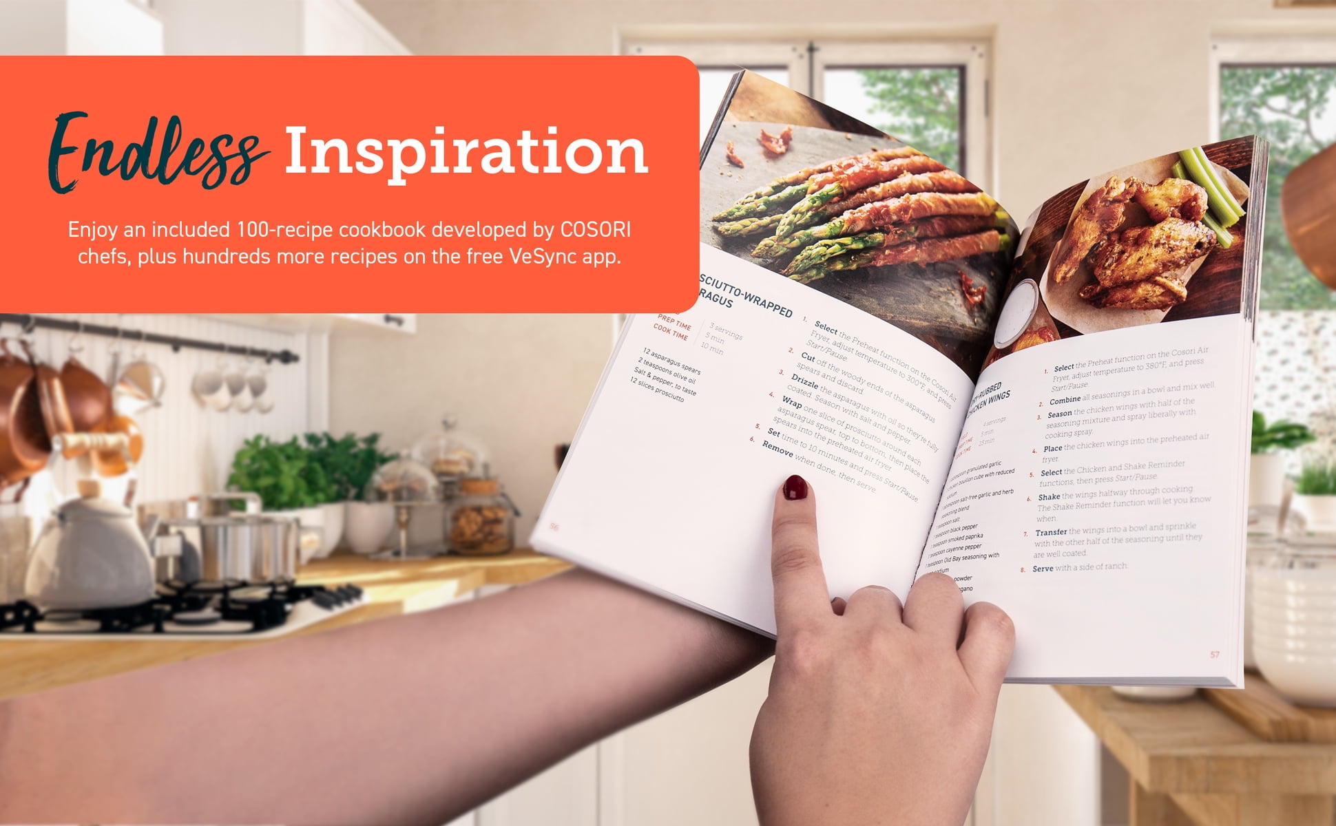 COSORI Pro II 5.8-Quart Smart Air Fryer, 12-in-1, Exclusive Bonus, White - Image 8