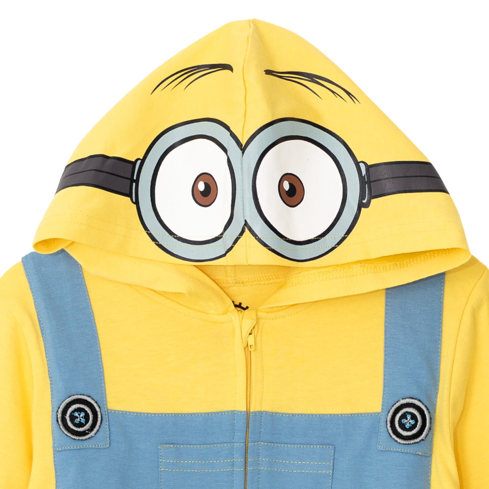 Despicable Me Minions Toddler Boys Zip Up Costume Coverall Toddler to Big Kid - Image 5