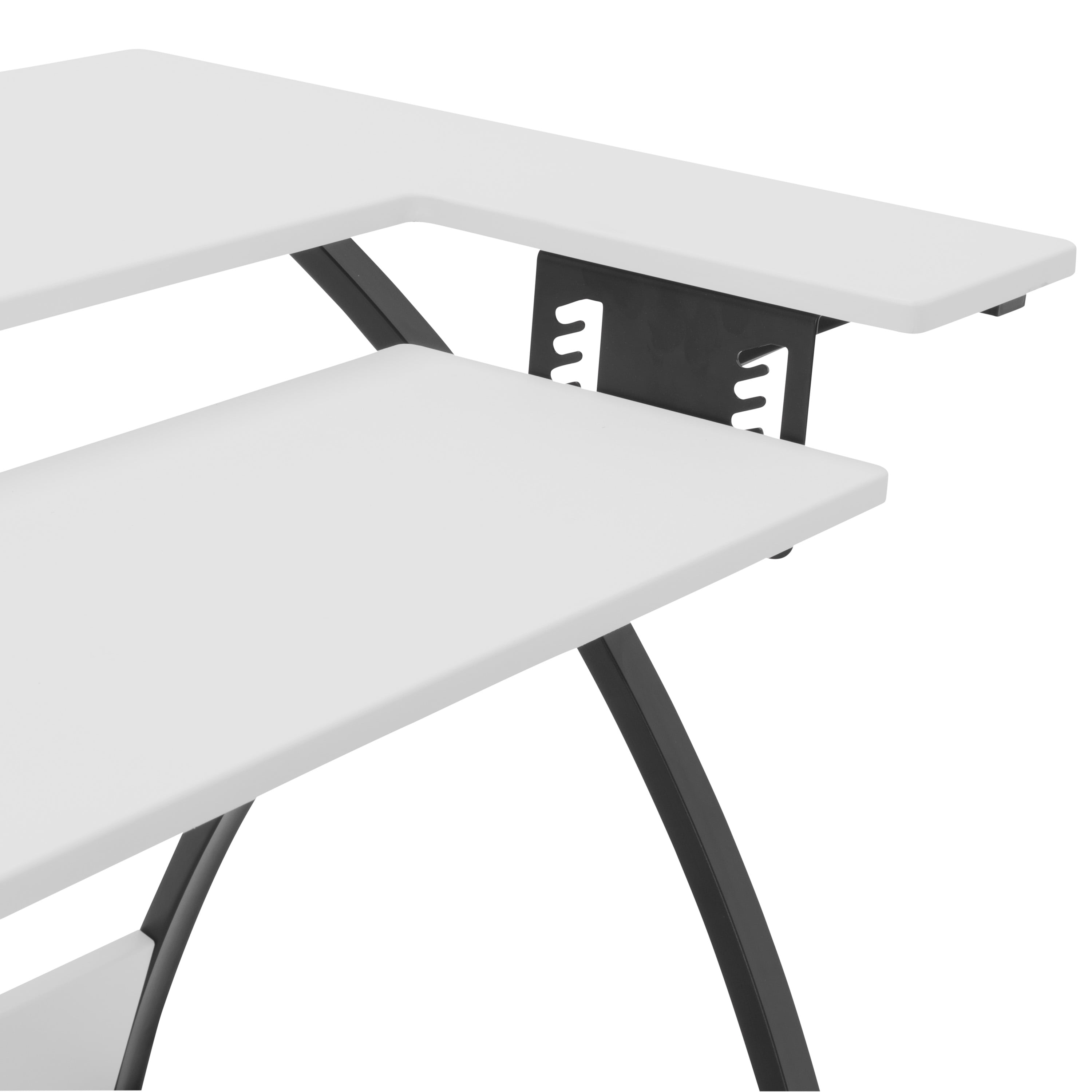 Sew Ready Comet Sewing Table Folding Top Adjustable Platfomr Black/White - Image 2