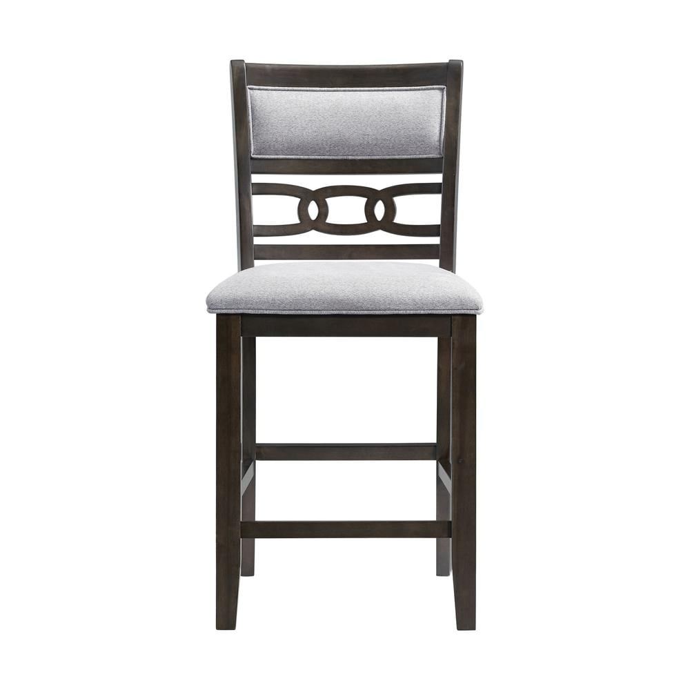 Picket House Furnishings Taylor Counter Height Side Chair Set in Walnut - Image 11