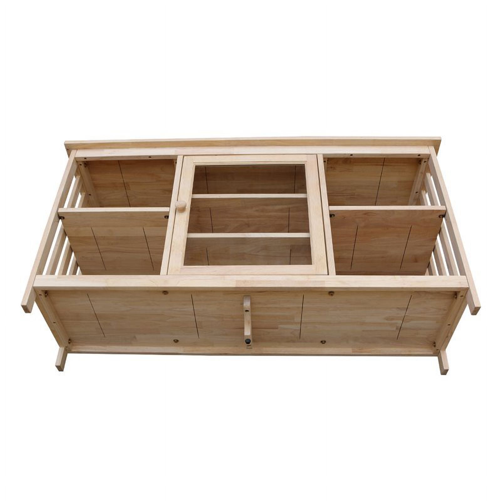 International Concepts Solid Wood Mission Entertainment Stand - Image 11