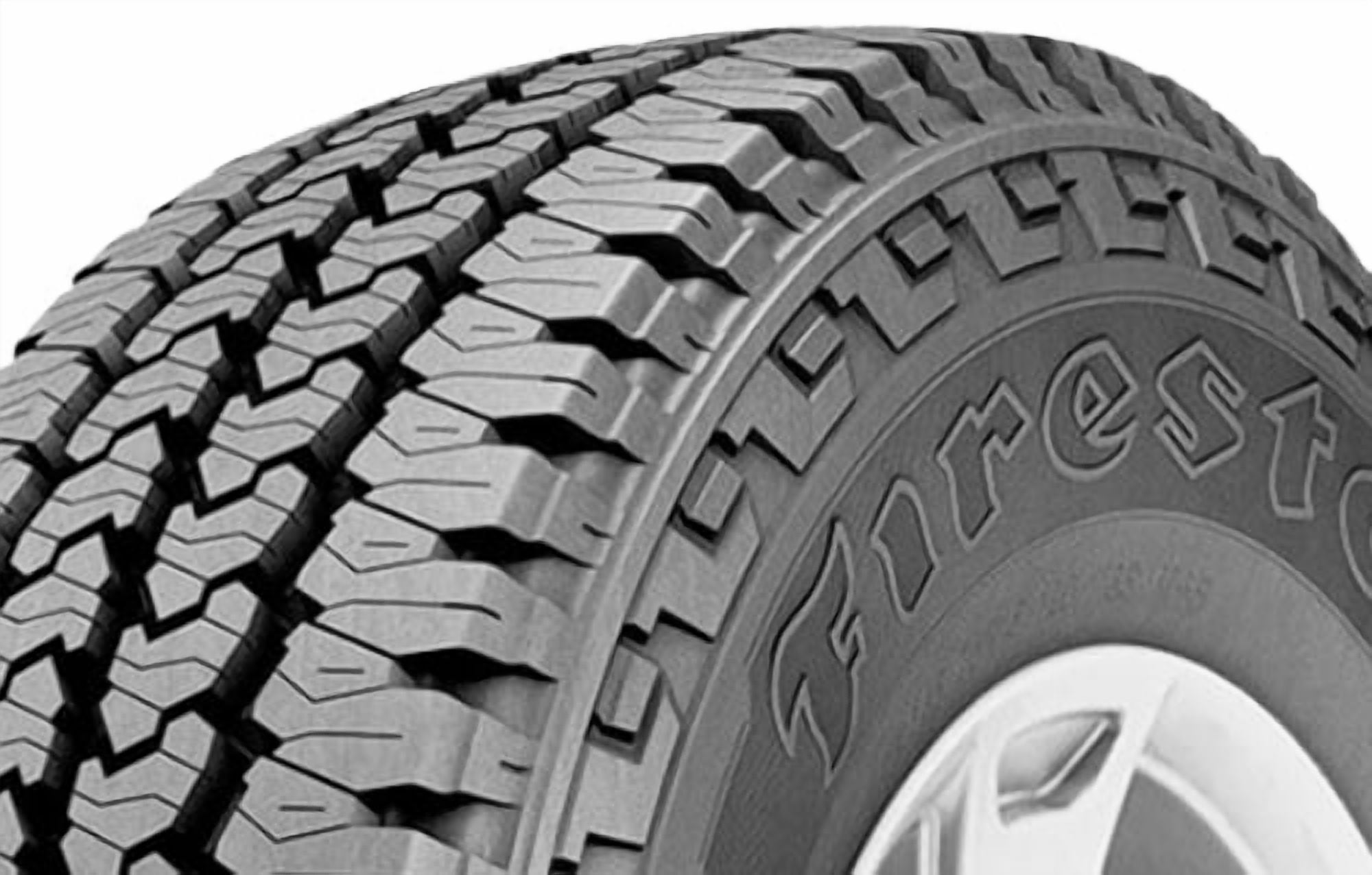 Firestone Transforce AT2 265/70R17 121/118R E 10 Ply a/t All Terrain Light Truck Tire - Image 3