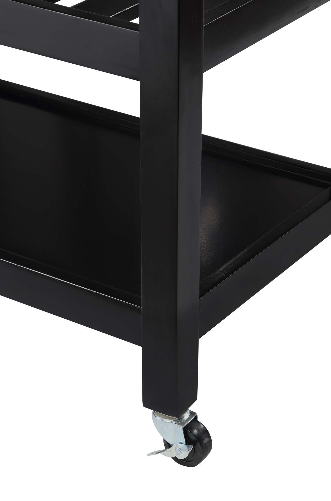 Convenience Concepts American Heritage 3 Tier Butcher Block Kitchen Cart with Drawers, Multiple Finishes - Image 3