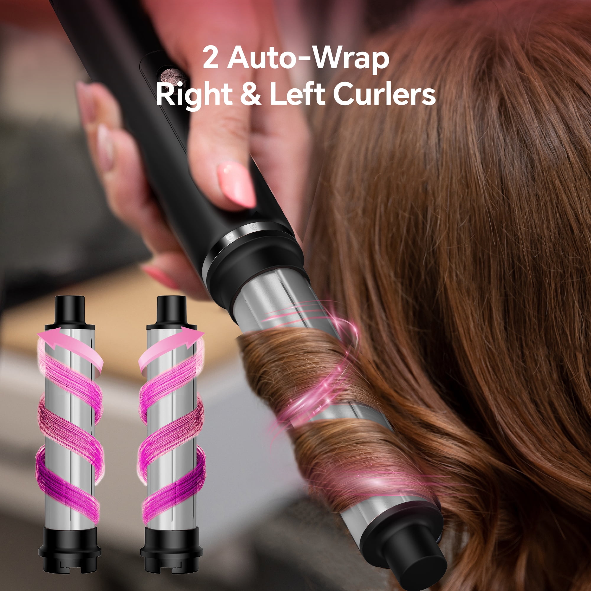 NICEBAY Hair Dryer Brush, Hot Air Brush with 110000RPM Brushless Motor, Blow Dryer 1300W, Plastic - Image 5