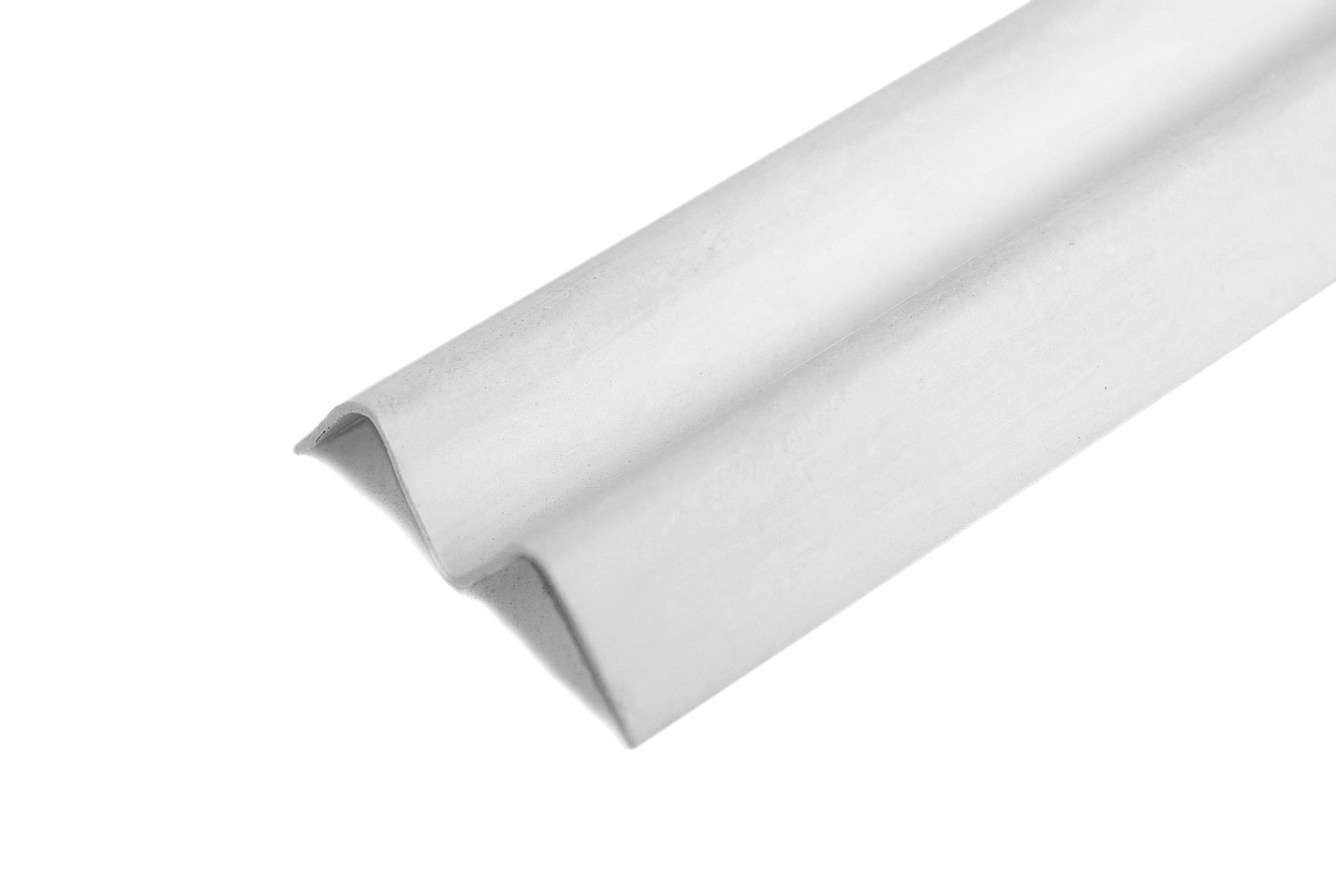 White 6ft Ridged Slat for Chain Link Fence - Image 2
