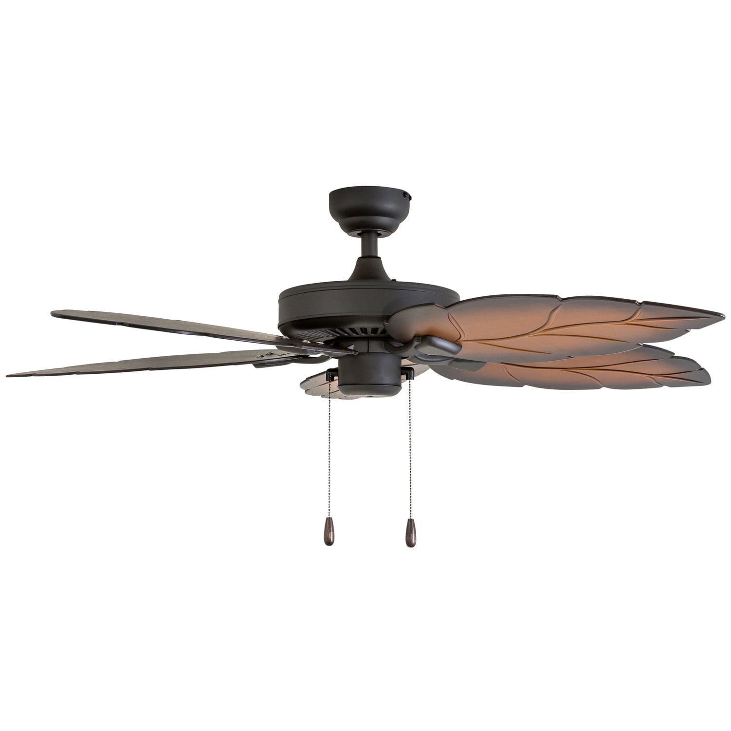 Prominence Home 50742-35 Falklands Tropical 52-Inch Tropical Bronze Damp Rated Ceiling Fan, Mocha Blades and 3 speed remote - Image 2