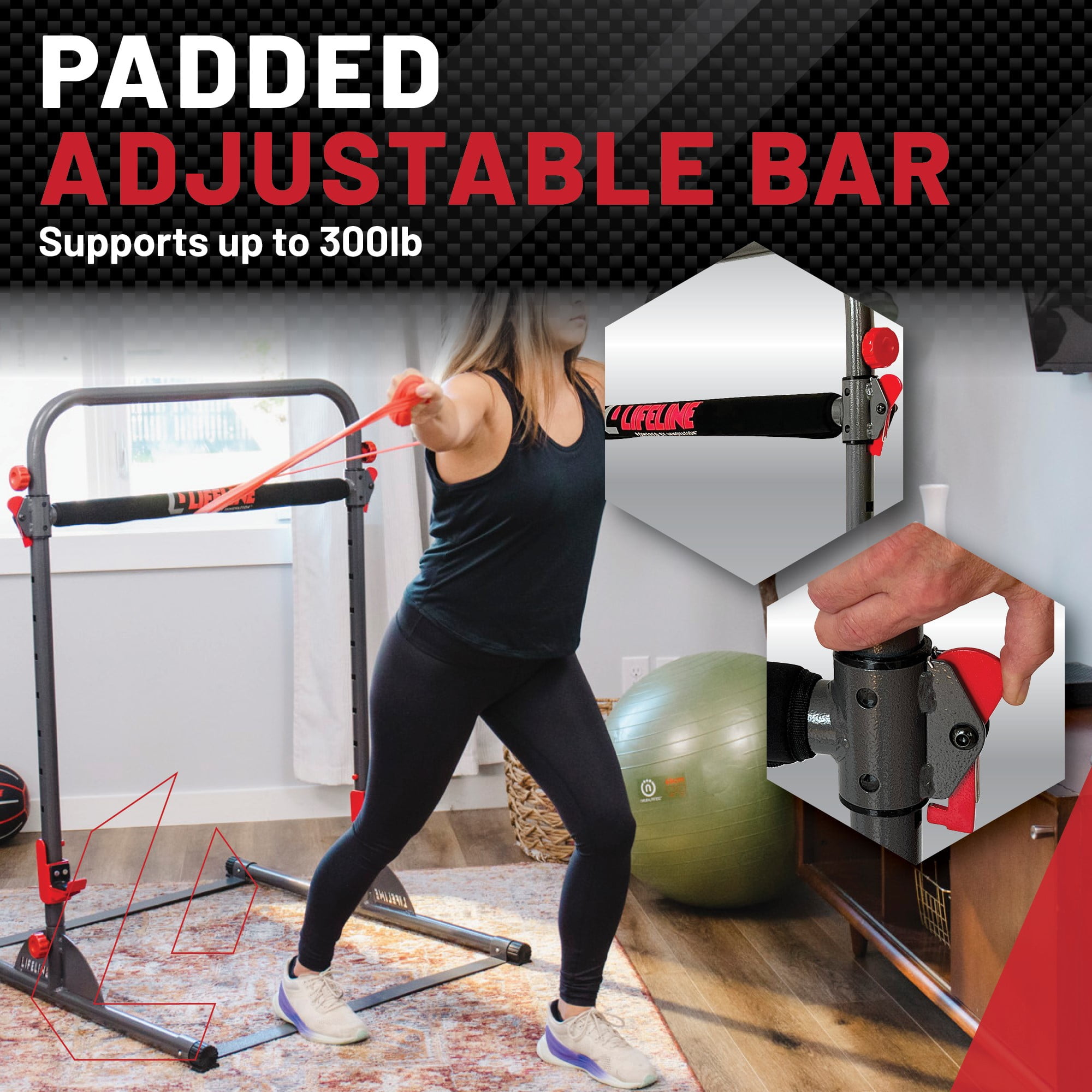 Lifeline Fitness Exer Tower - All-in-One Workout Station for Total Body Bodyweight Exercises - Image 5