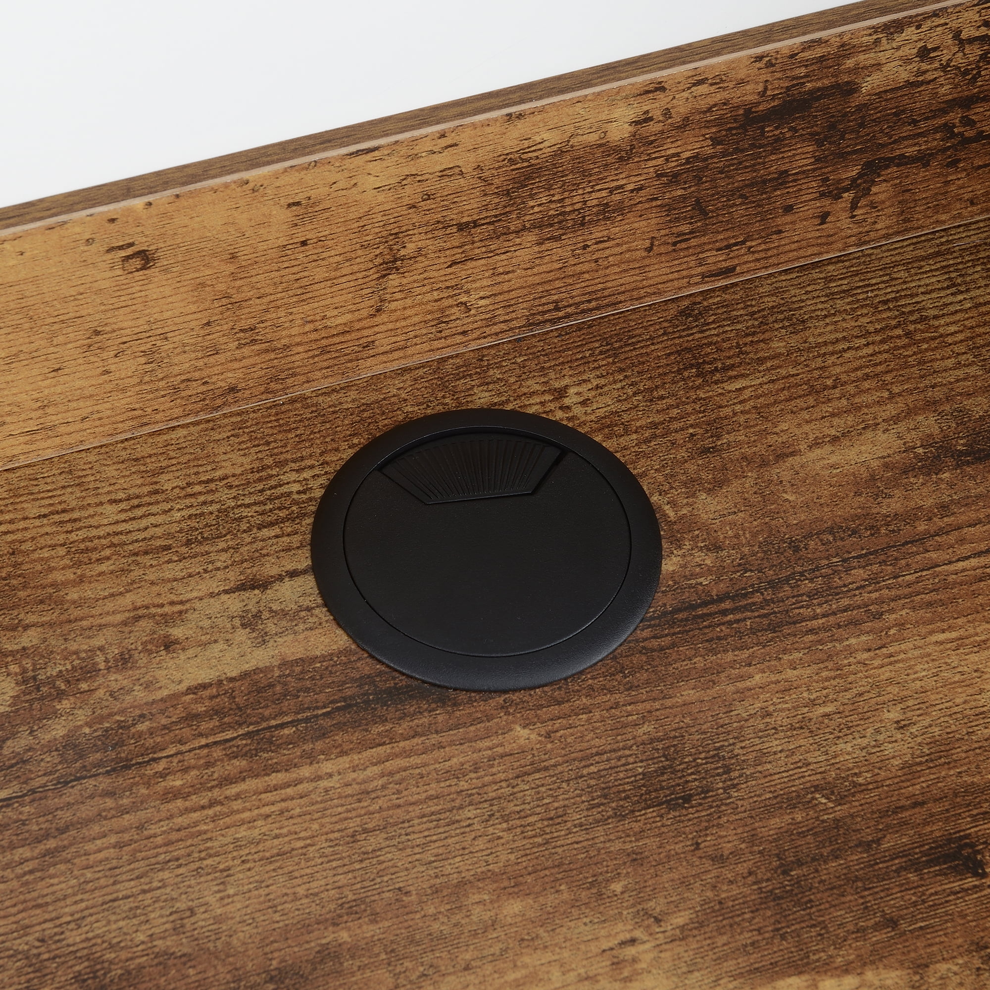 Convenience Concepts Designs2Go 54.25" Student Desk With Magnetic Bulletin Board, Barnwood, All Ages - Image 6