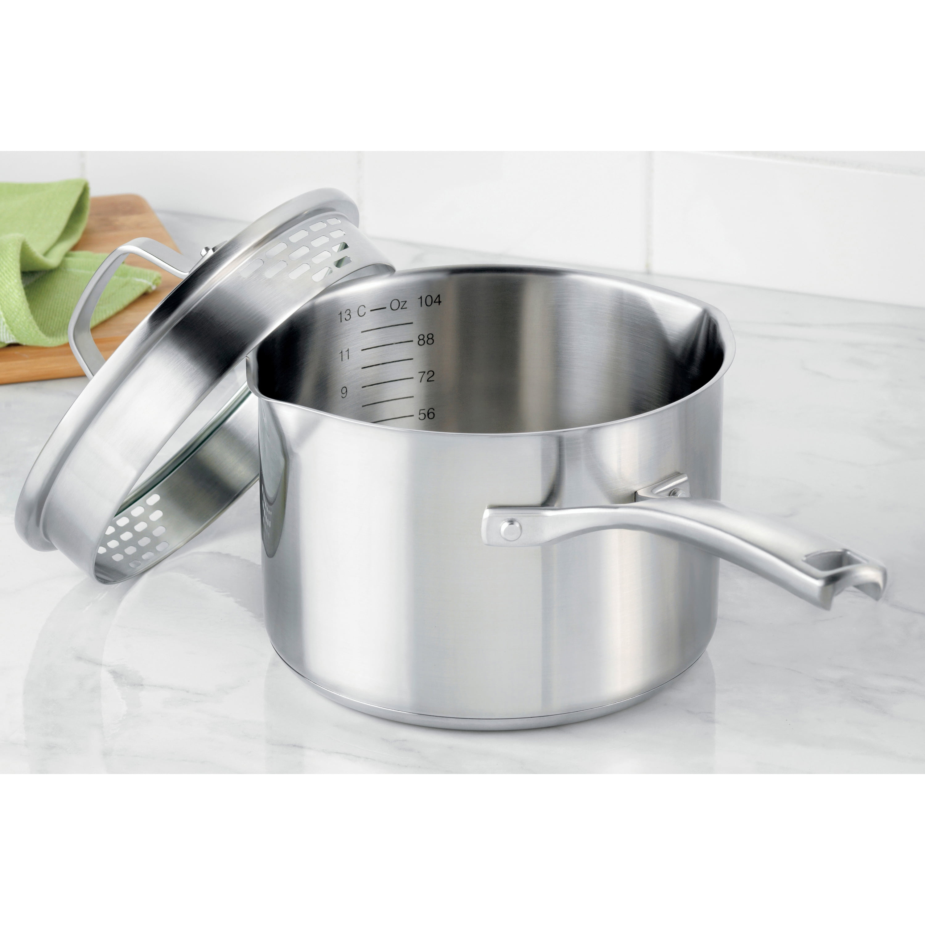 Calphalon Classic 3.5-Quart Stainless Steel Sauce Pan - Image 2