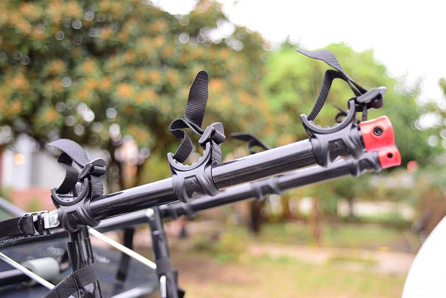 Allen Sports Deluxe 3-Bicycle Trunk Mounted Bike Rack Carrier, Model 103DN, Black - Image 4