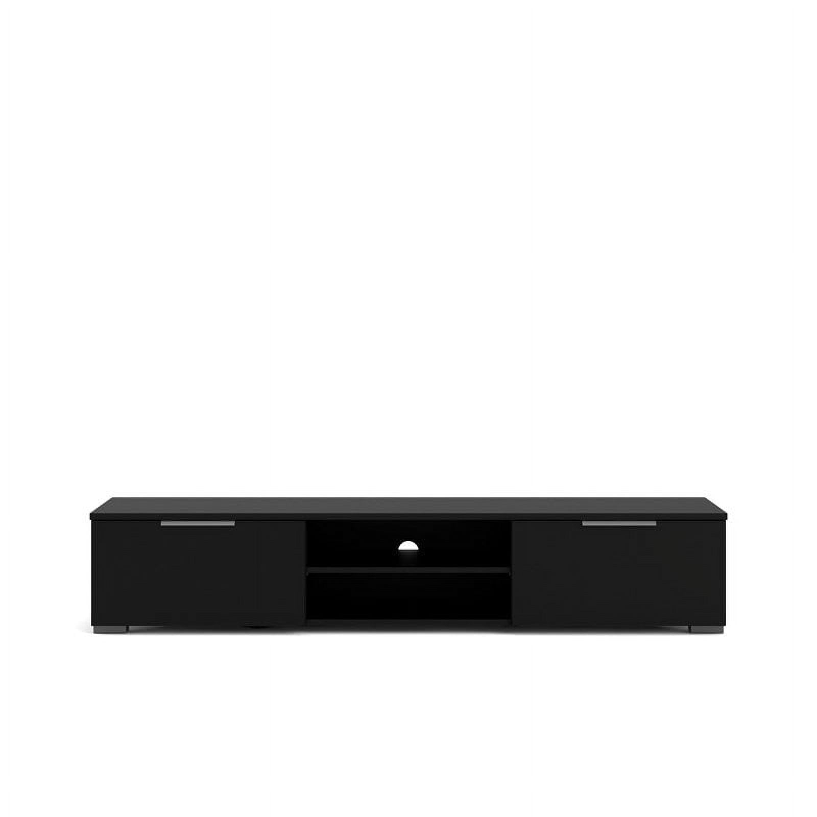 Tvilum Match 2 Drawer 2 Shelf TV Stand in Black Matte - Image 6