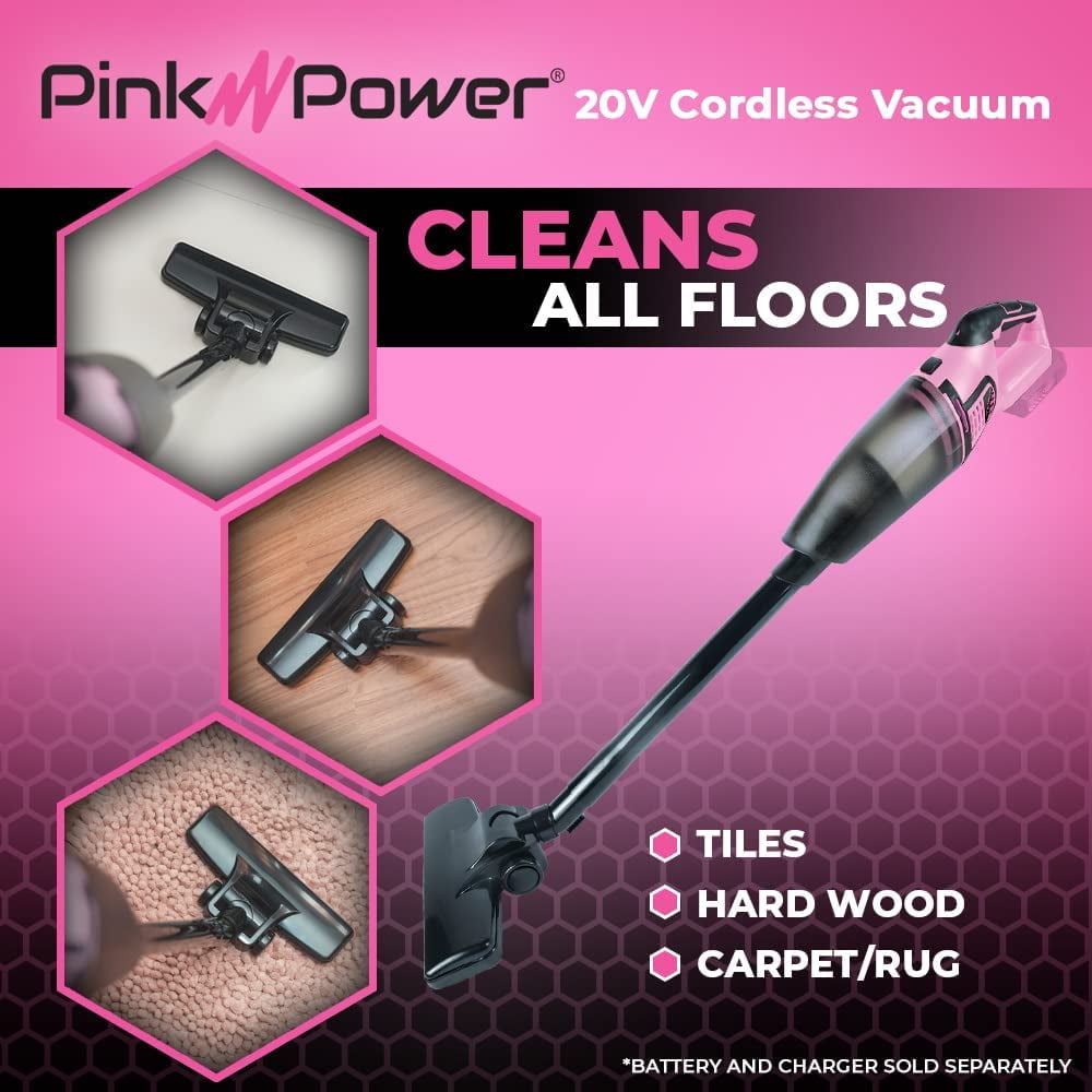 Pink Power Vacuum (TOOL ONLY - Does Not Include Battery or Charger) - Image 3