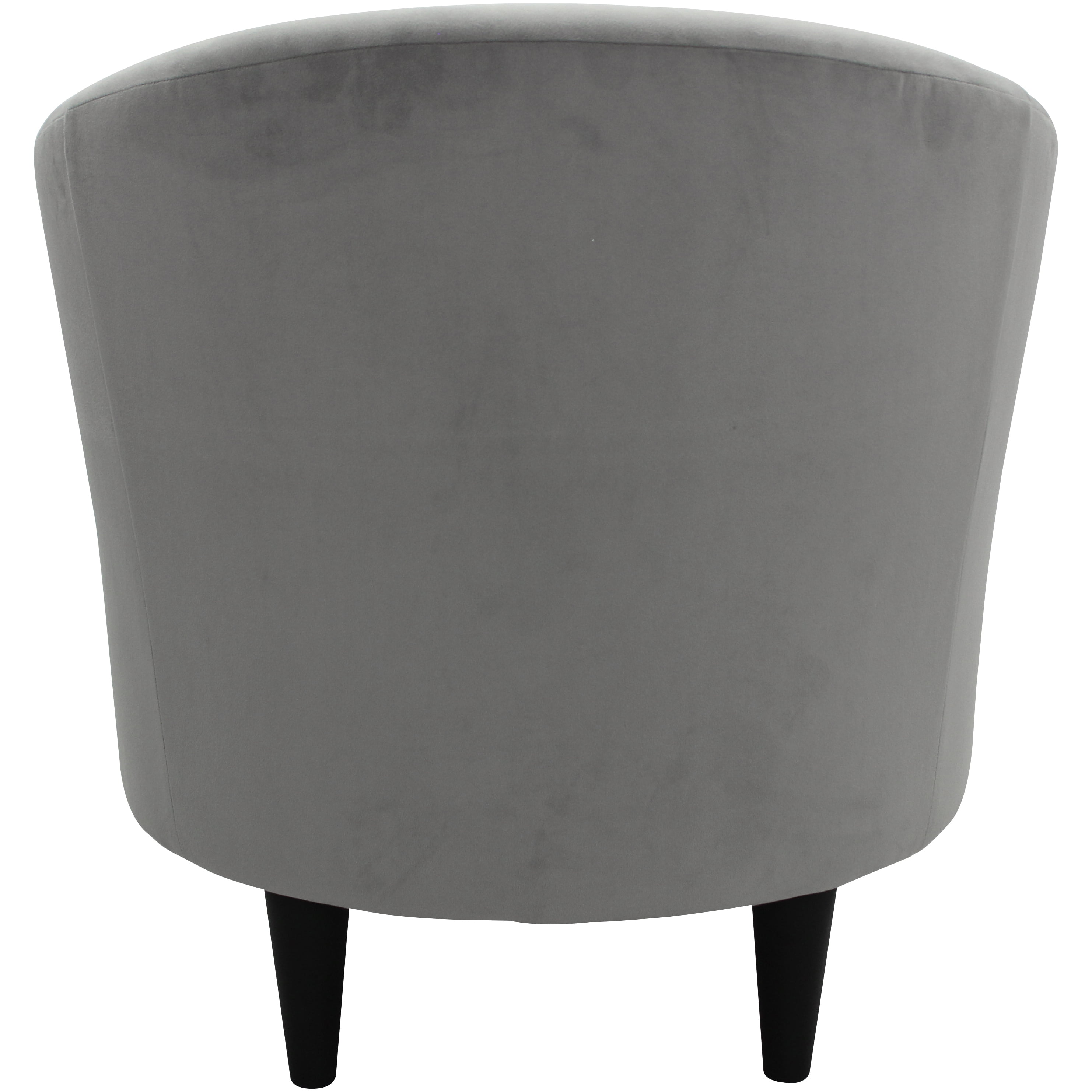 Mainstays Microfiber Tub Accent Chair, Dove Gray - Image 5