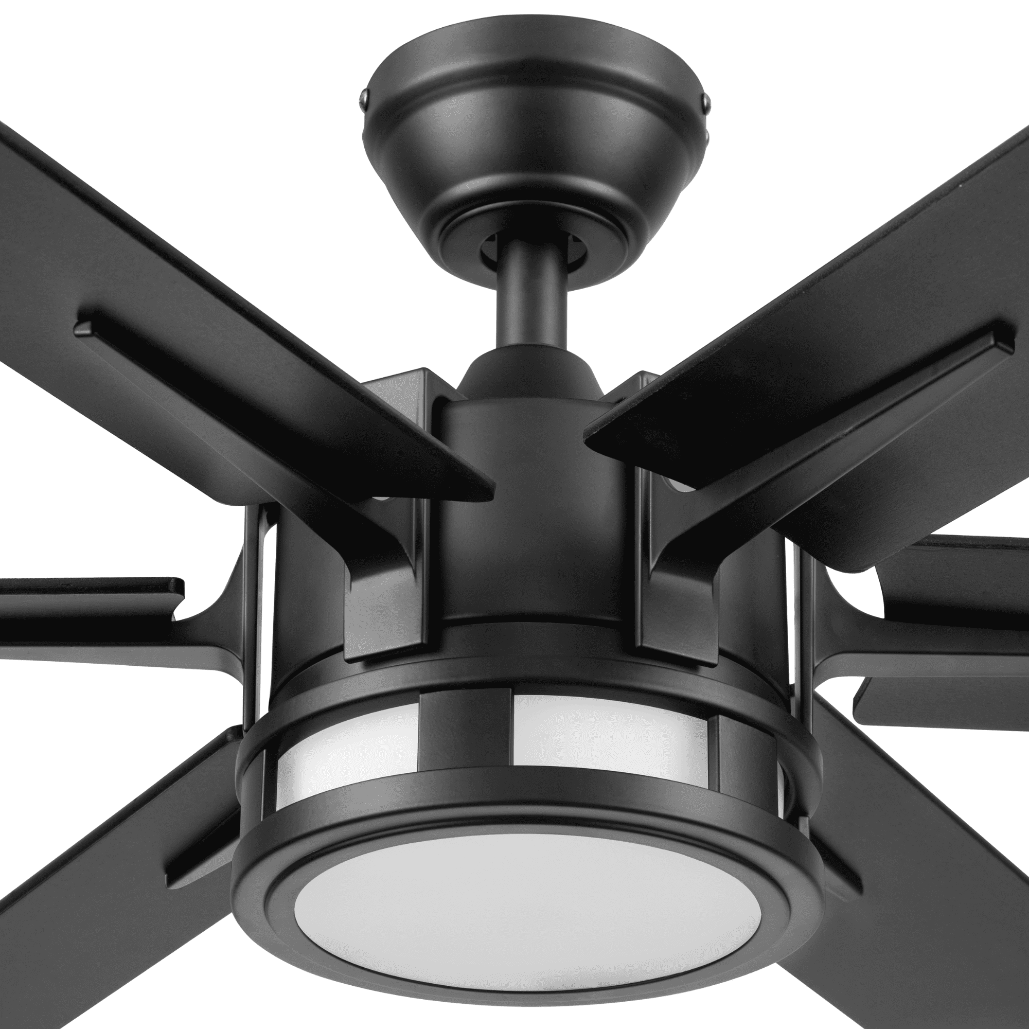 Better Homes & Gardens 56" Black Large Indoor Ceiling Fan with Color Changing Light 6 Blades Remote and Reverse Airflow - Image 9