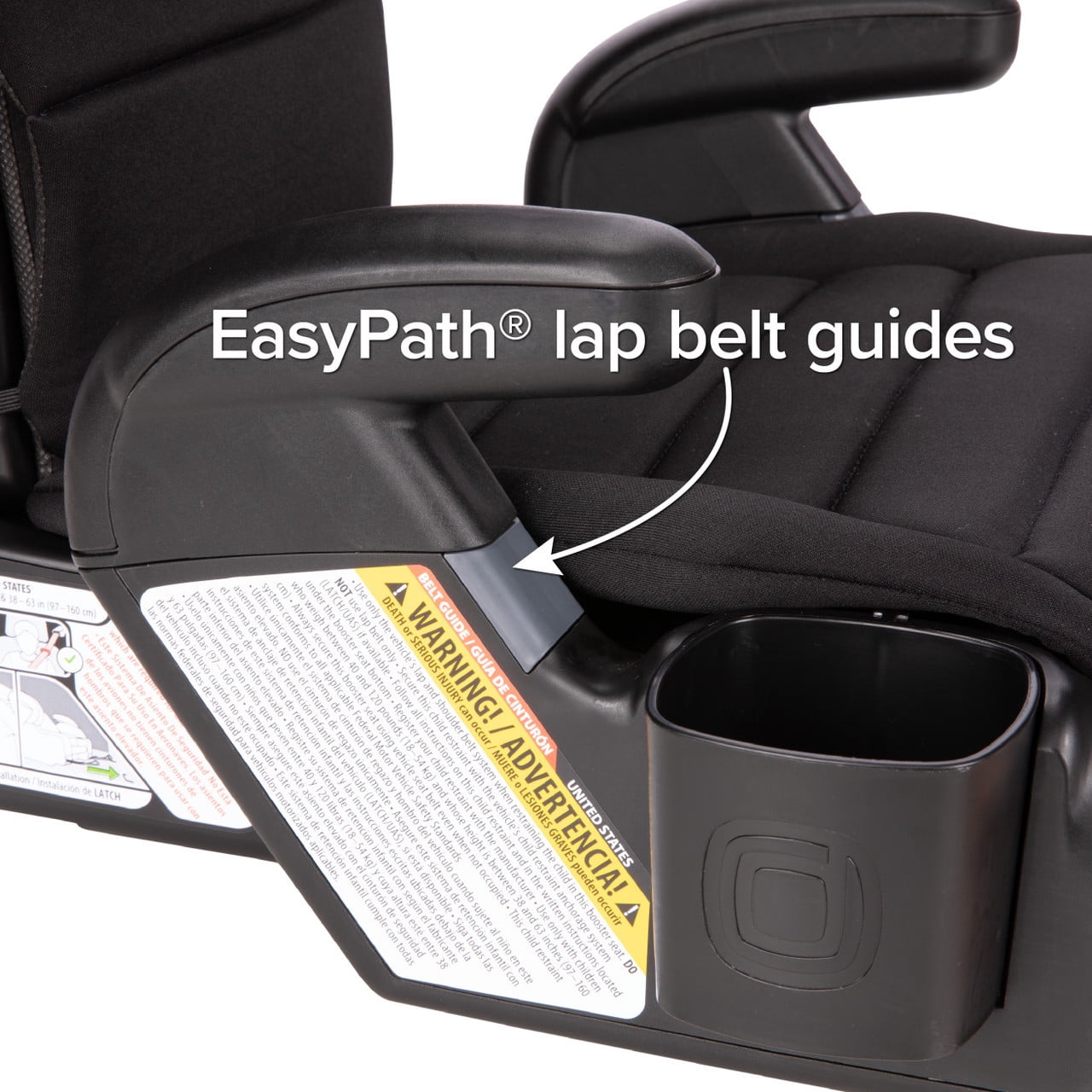 Diono Connect3 R 2-in-1 High-Back Booster, Black Storm - Image 2