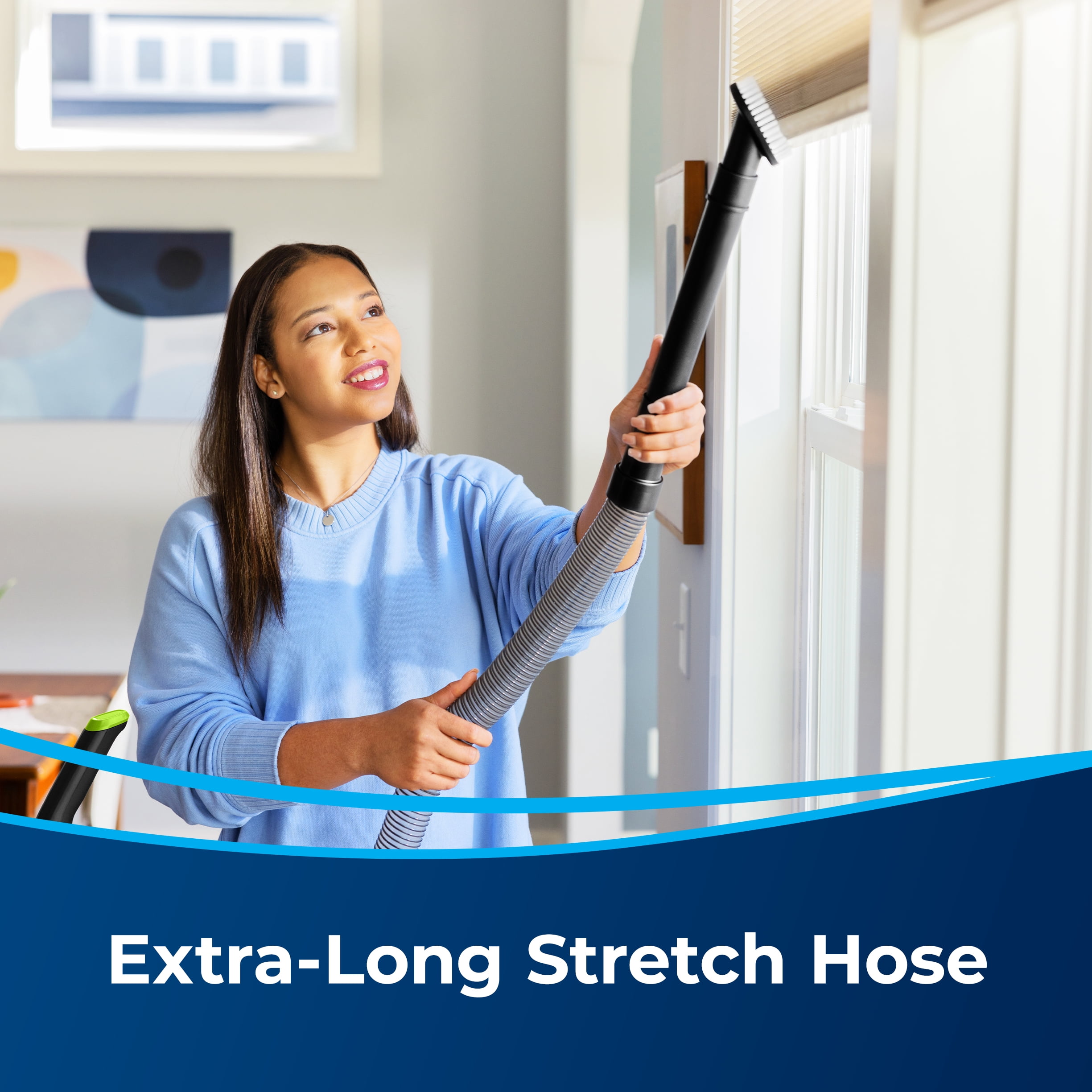 BISSELL PowerForce Helix Turbo Rewind Pet, Upright Vacuum, Pet Friendly, Automatic Cord Rewind, Powerful Pet Hair Pickup, Extra-Wide Cleaning Path, 3333, Black & Green - Image 9