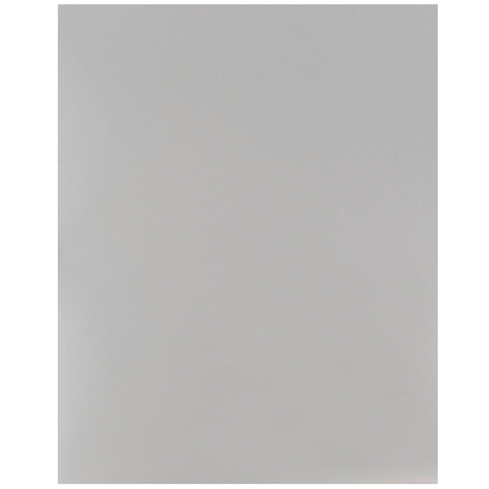 JAM Paper Glossy Two Pocket Folders, Silver, 100/Pack - Image 2