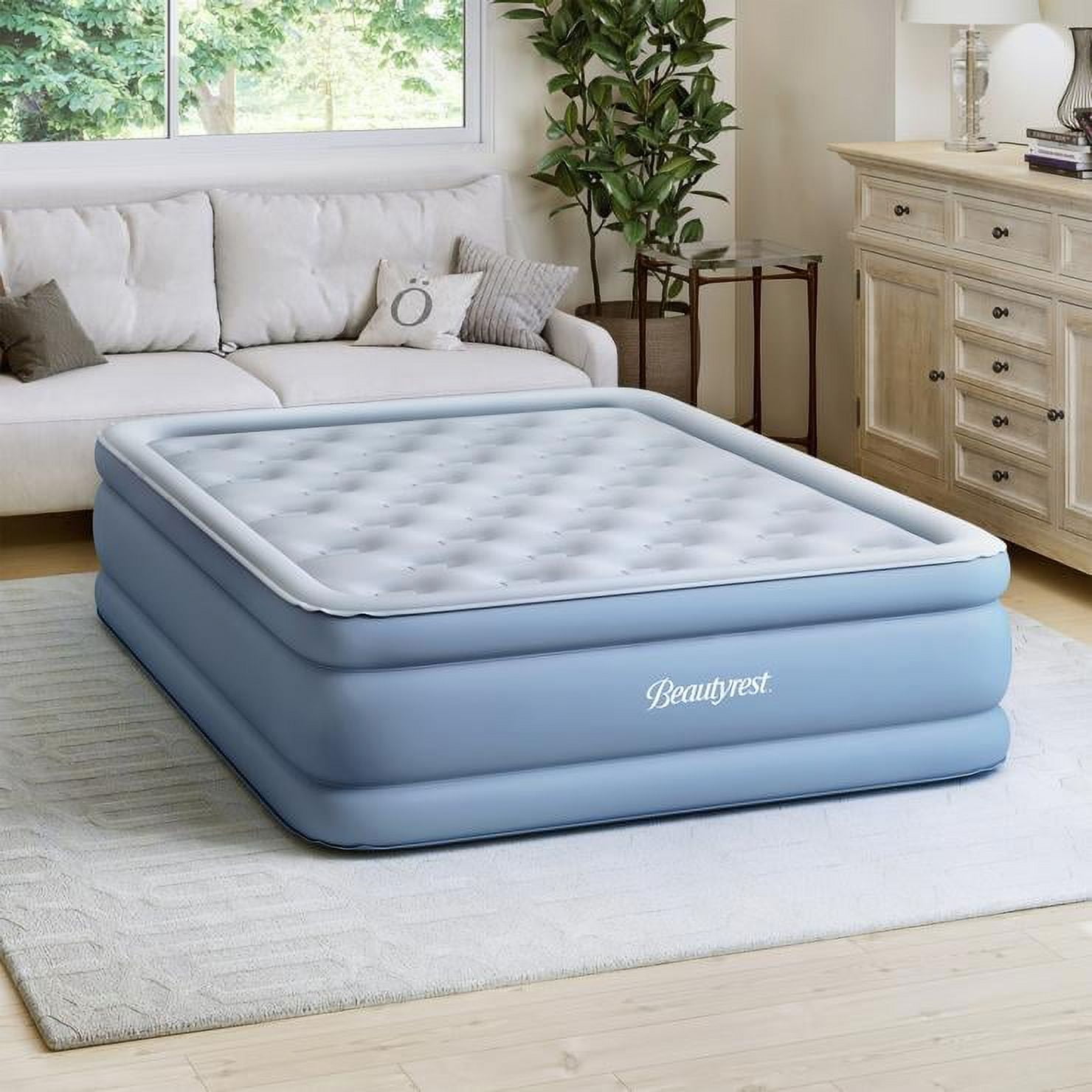 Beautyrest Posture-Lux 15" Queen Size Air Mattress with External Pump, Blow Up Mattress Best for Camping, Guests, and Home - 100% Leak Free, 3-Year Warranty - Image 2