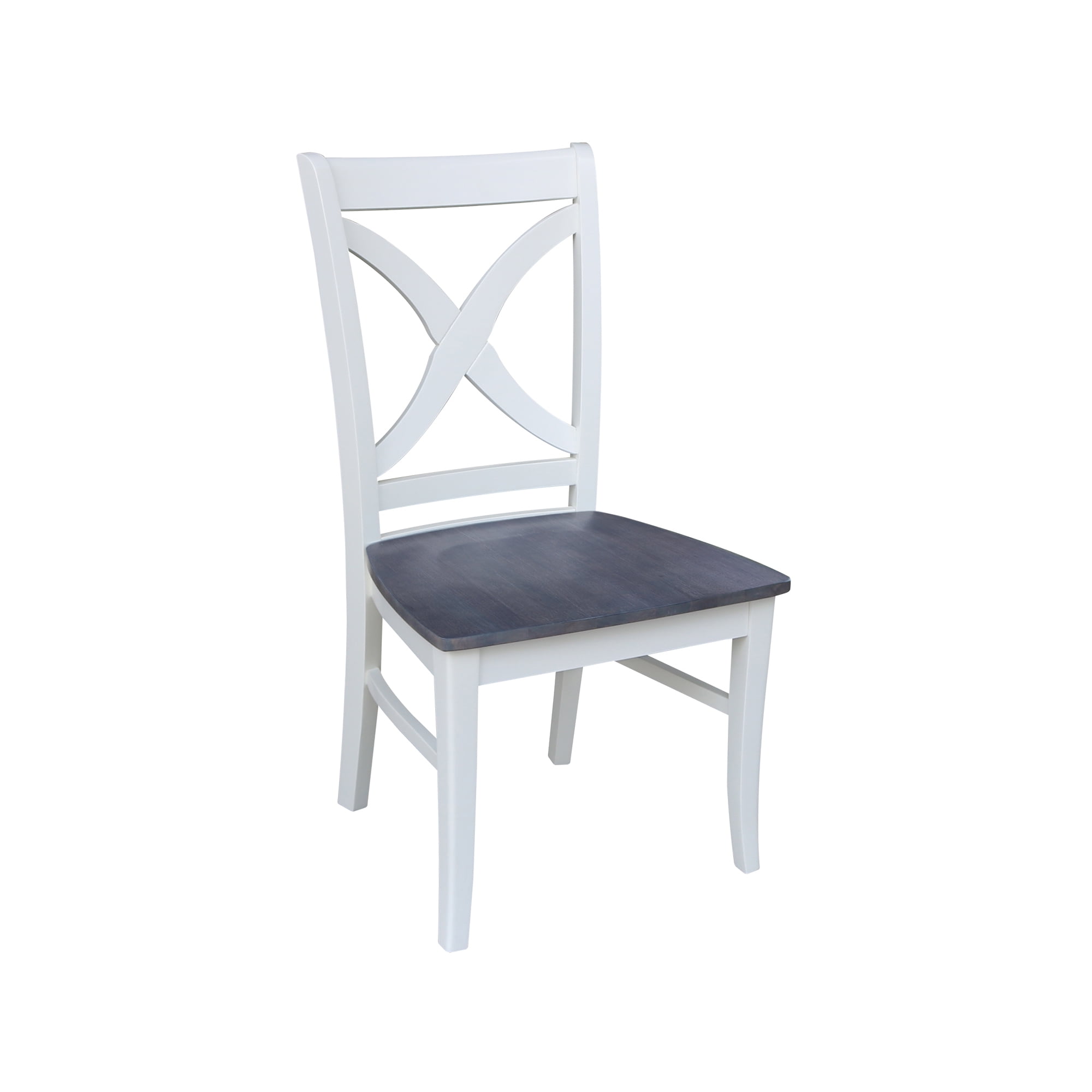International Concepts Vineyard Solid Wood Dining Side Chair in White (Set of 2) - Image 7