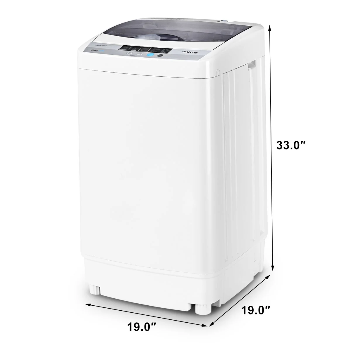 Portable Compact Washing Machine 1.28 Cu.ft Spin Washer Drain Pump 8 Water Level - Image 8