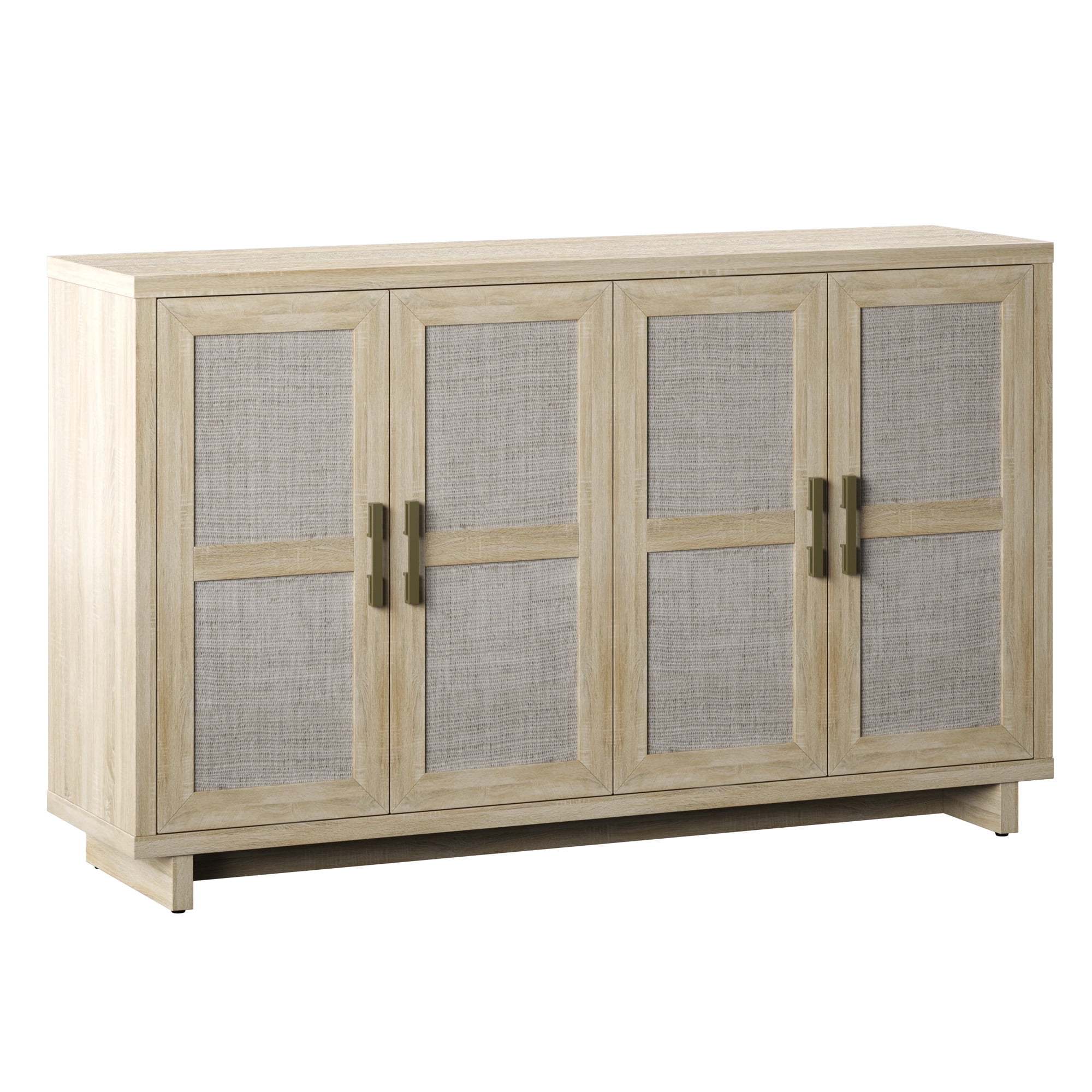 Twin Star Home Coastal Sideboard with Linen Inspired Accents - Image 9