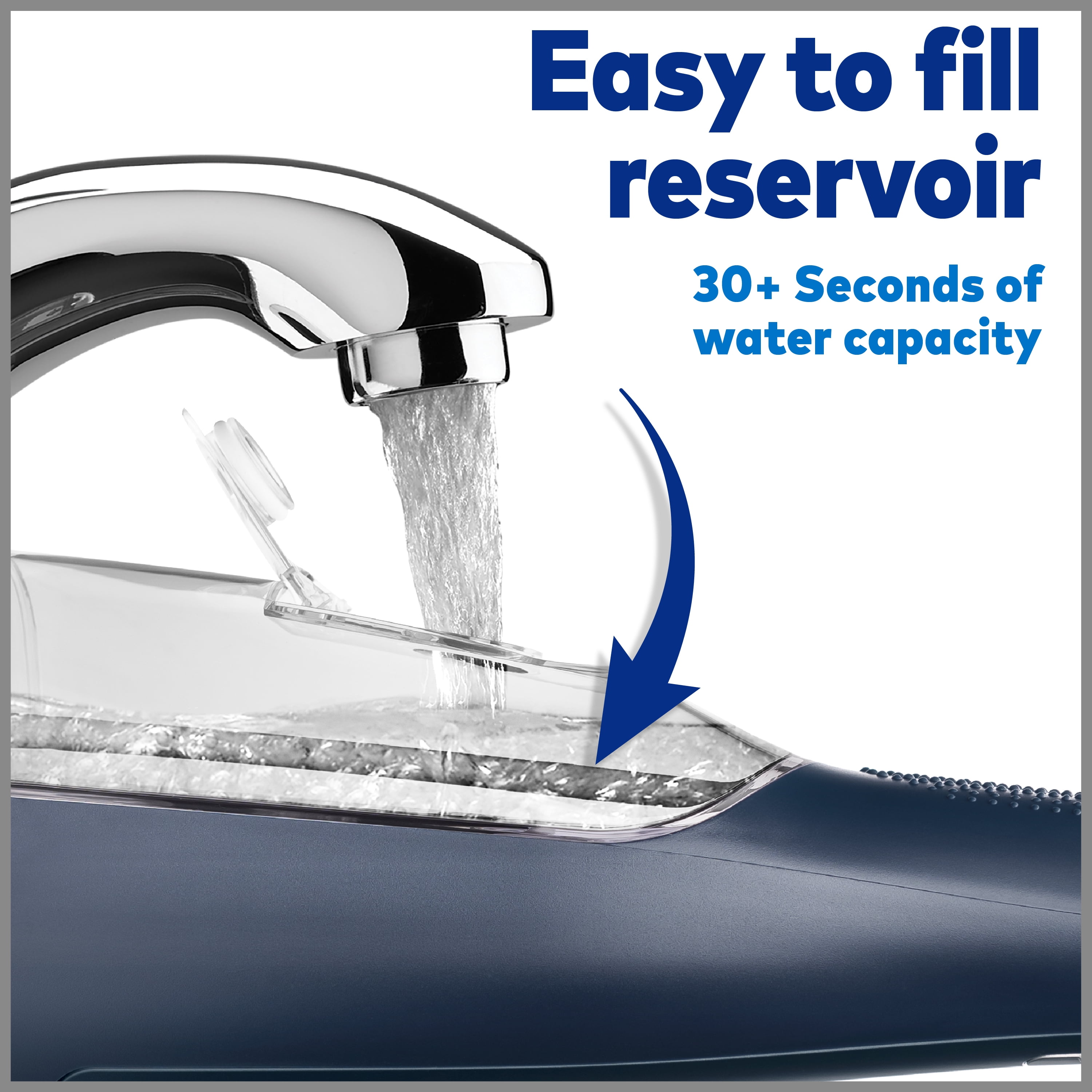 Waterpik Cordless Revive Portable Water Flosser Oral Irrigator, Midnight Blue WF-03 - Image 10