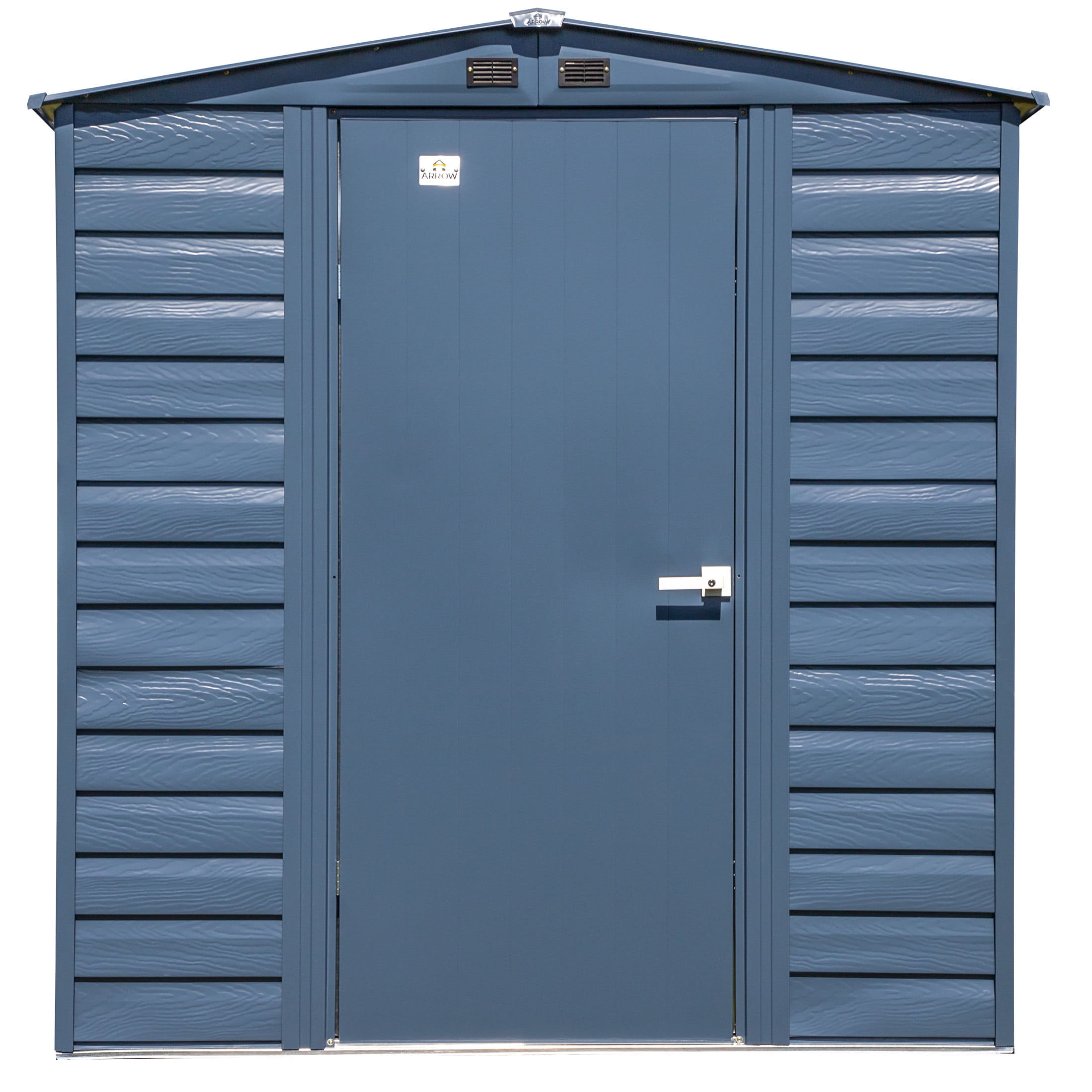 Arrow Select 6 x 5 x 7 ft Blue Grey Steel Storage Shed - Image 17