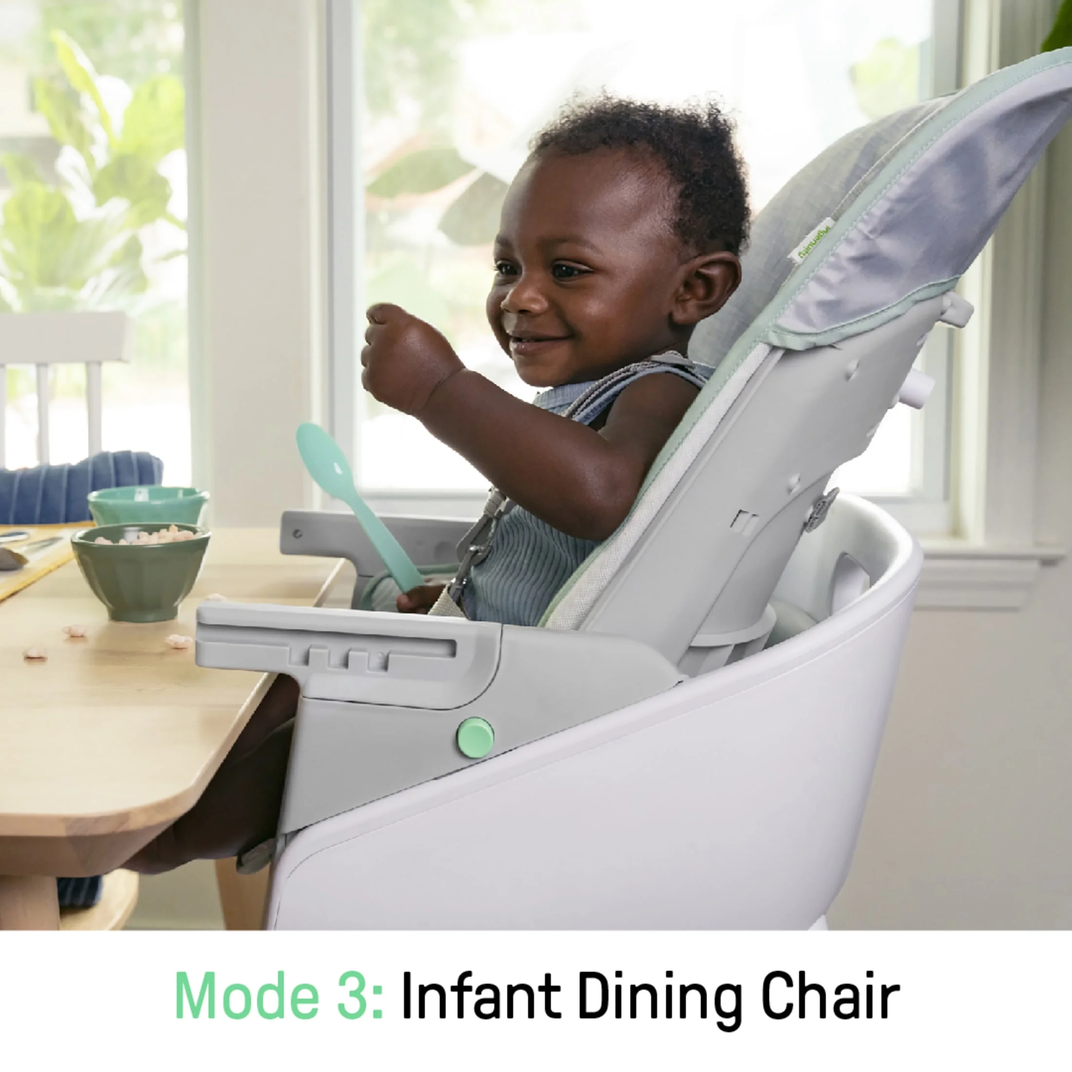 Ingenuity Beanstalk Baby to Big Kid 6-in-1 High Chair, Booster Seat and More, Newborn to 5 Yrs - Ray - Image 6