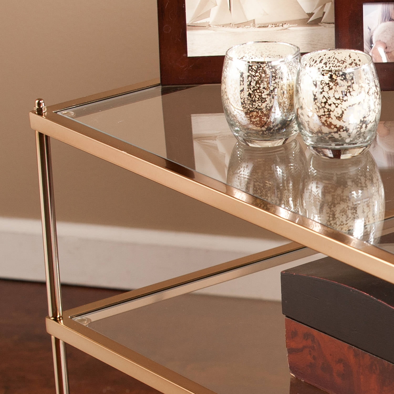 SEI Furniture Knox Side Table - Copper 22 x 26.75 - Image 5