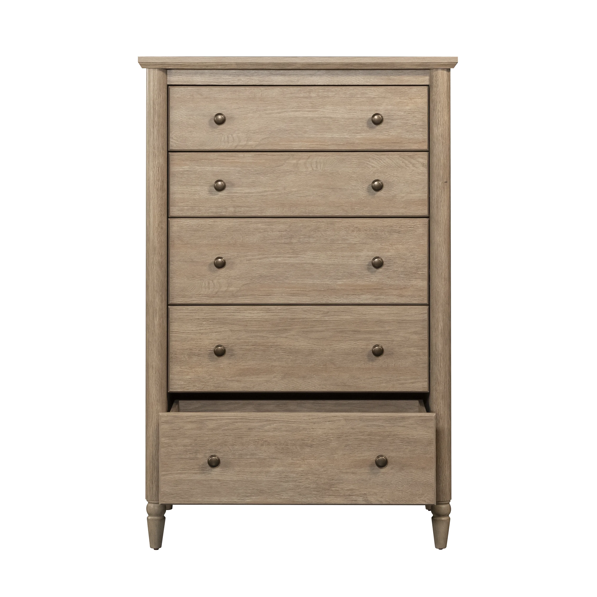 My Texas House Monroe 5-Drawer Dresser, Brushed Oak Finish - Image 10