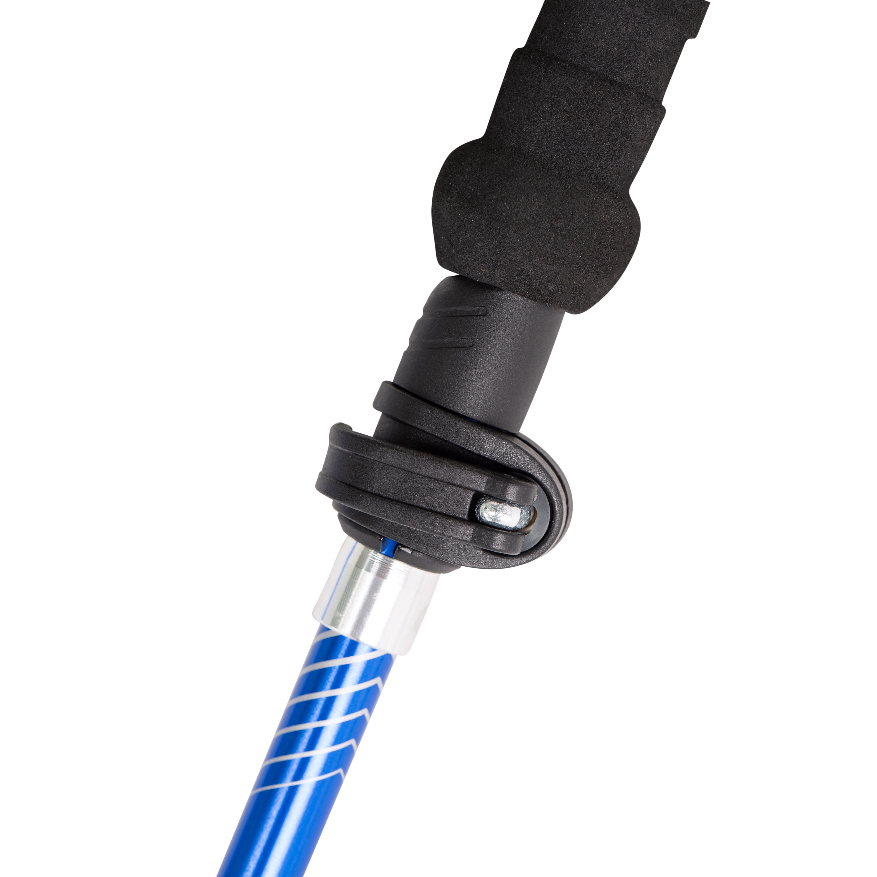 Cascade Mountain Tech Aluminum Folding Quick Lock Cork Grip Trekking Poles, Length 44” – Royal Blue - Image 9