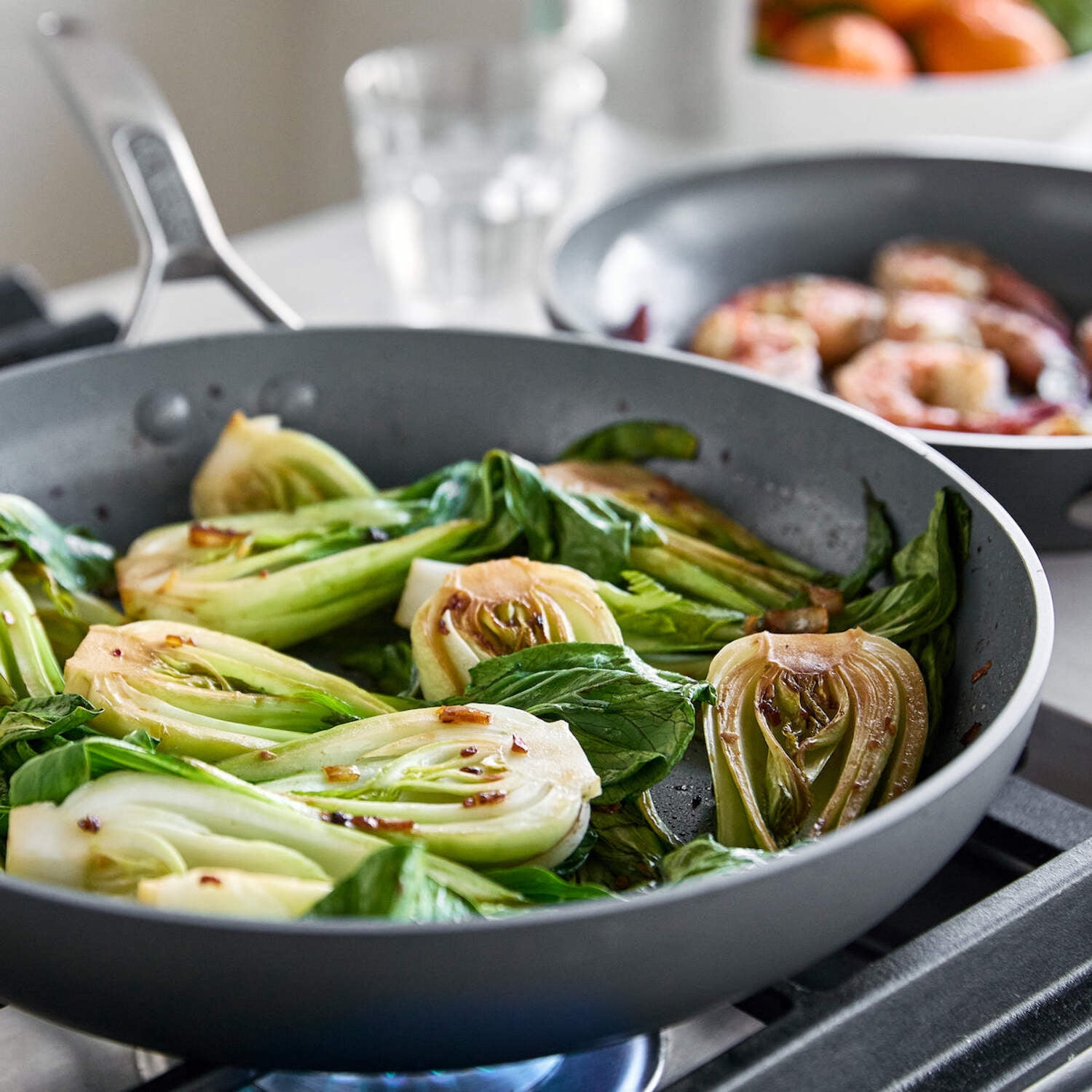 GreenPan Paris Pro Healthy Ceramic Non-Stick 2-Piece Open Frypan Set, 10" and 12" - Image 8