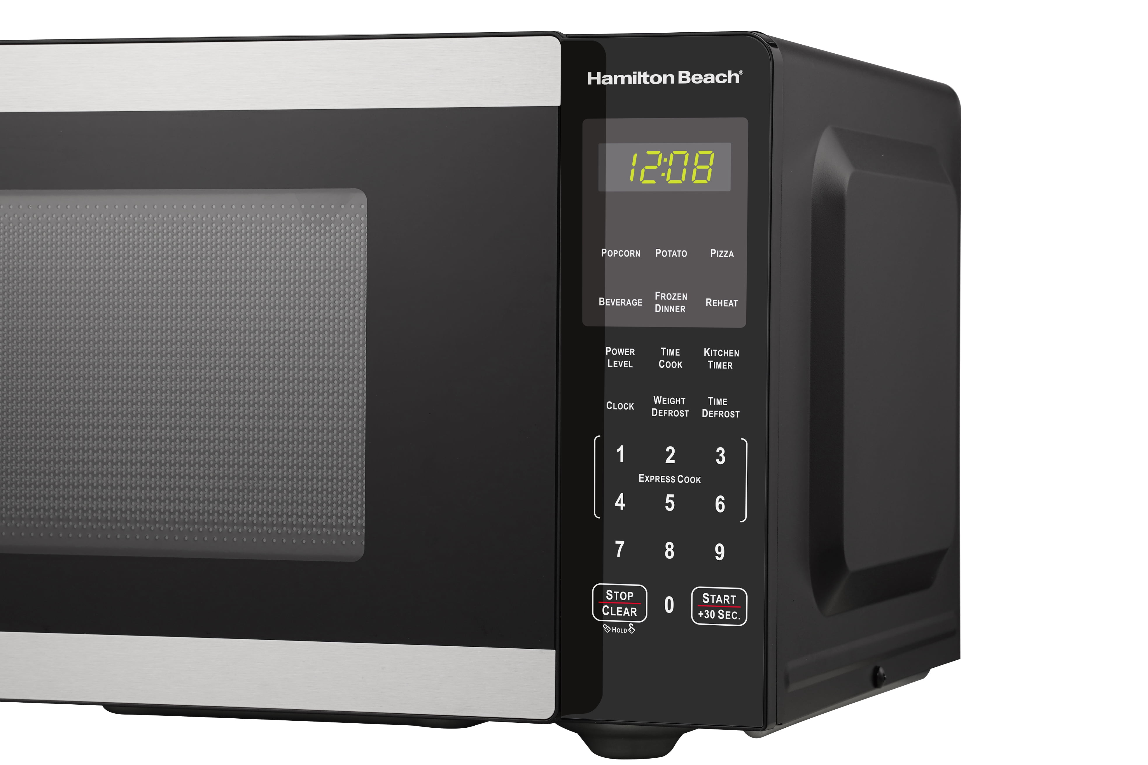 Hamilton Beach 0.9 Cu ft Countertop Microwave Oven, Stainless Steel, New - Image 11
