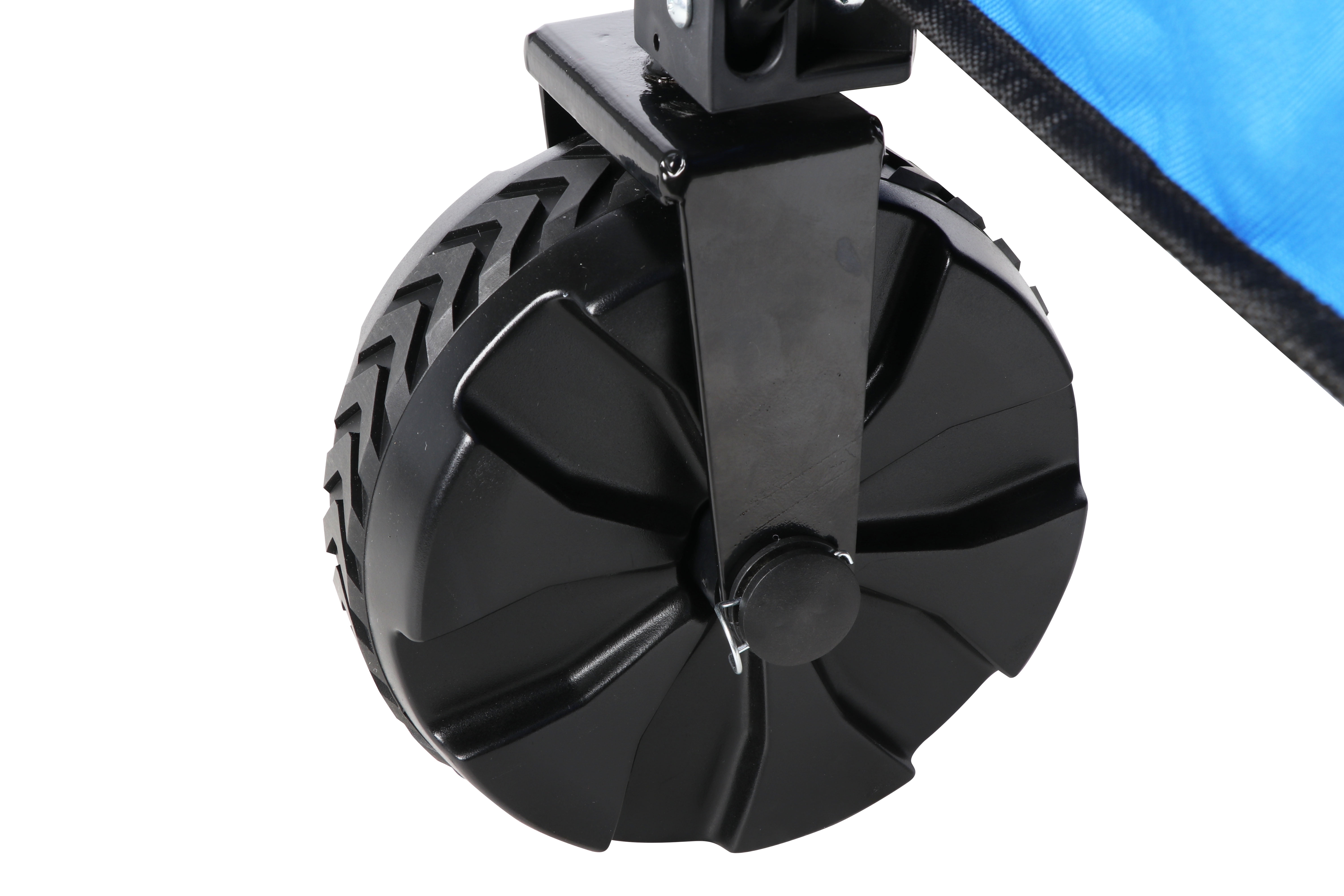 Ozark Trail Camping All-Terrain Folding Wagon with Oversized Wheels, Blue - Image 8