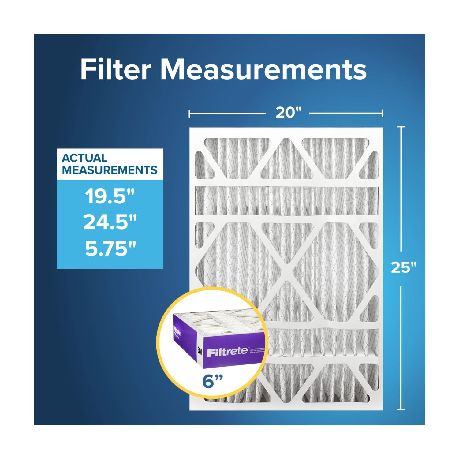 Filtrete 20x25x6 HVAC Furnace Air Filter, MPR 1550 MERV 12, Ultra Allergen Reduction, 2 Pack - Image 10