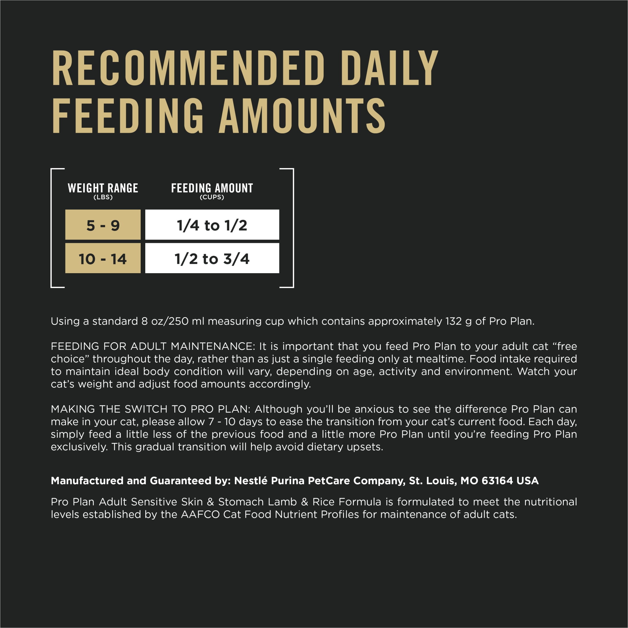 Purina Pro Plan Sensitive Skin & Stomach, Dry Cat Food, Lamb & Rice, 16 lb Bag - Image 4